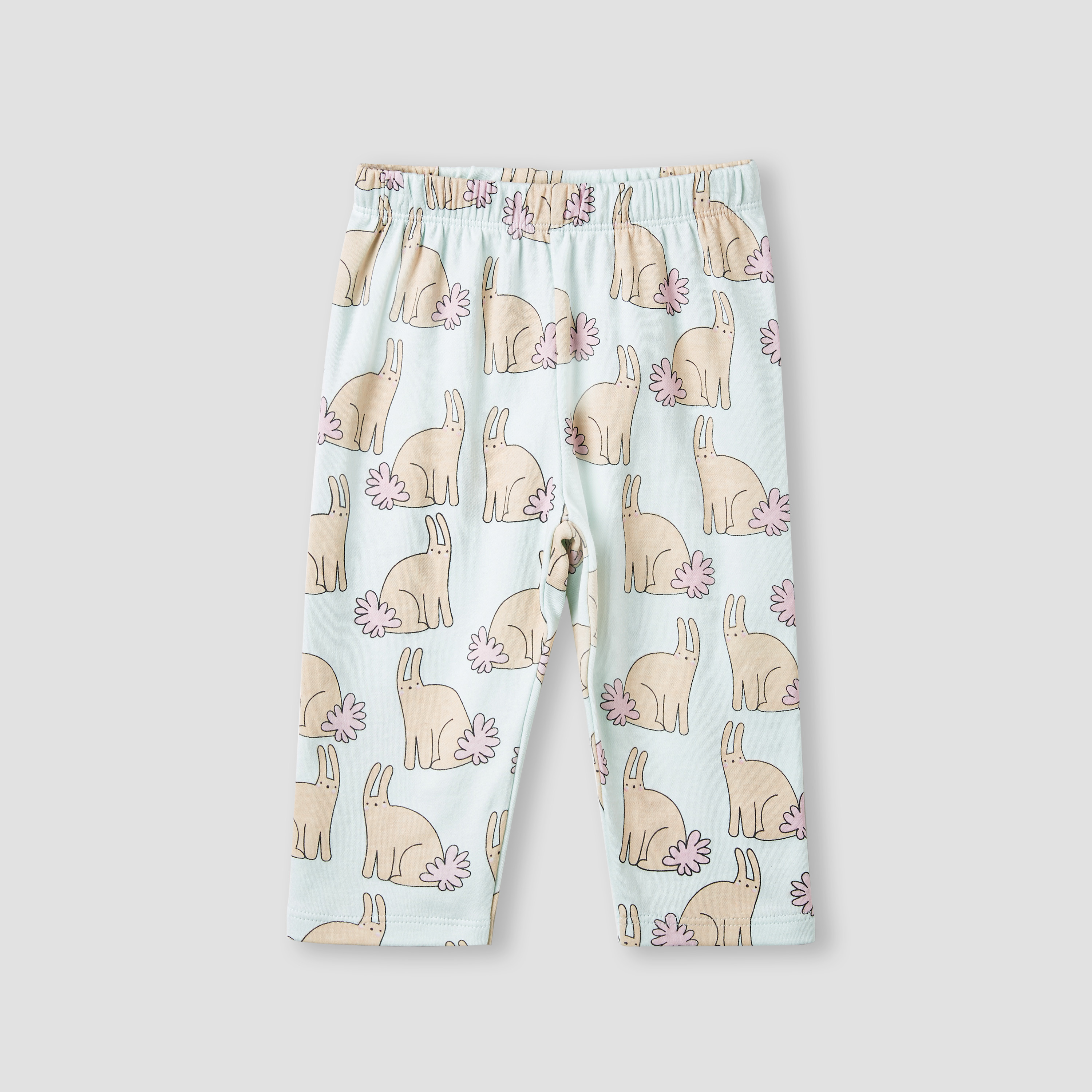 Juniors Animal Print T-shirt and Pyjamas - Set of 4-baby-girls-clothing-nightwear-pyjamasets-image-3