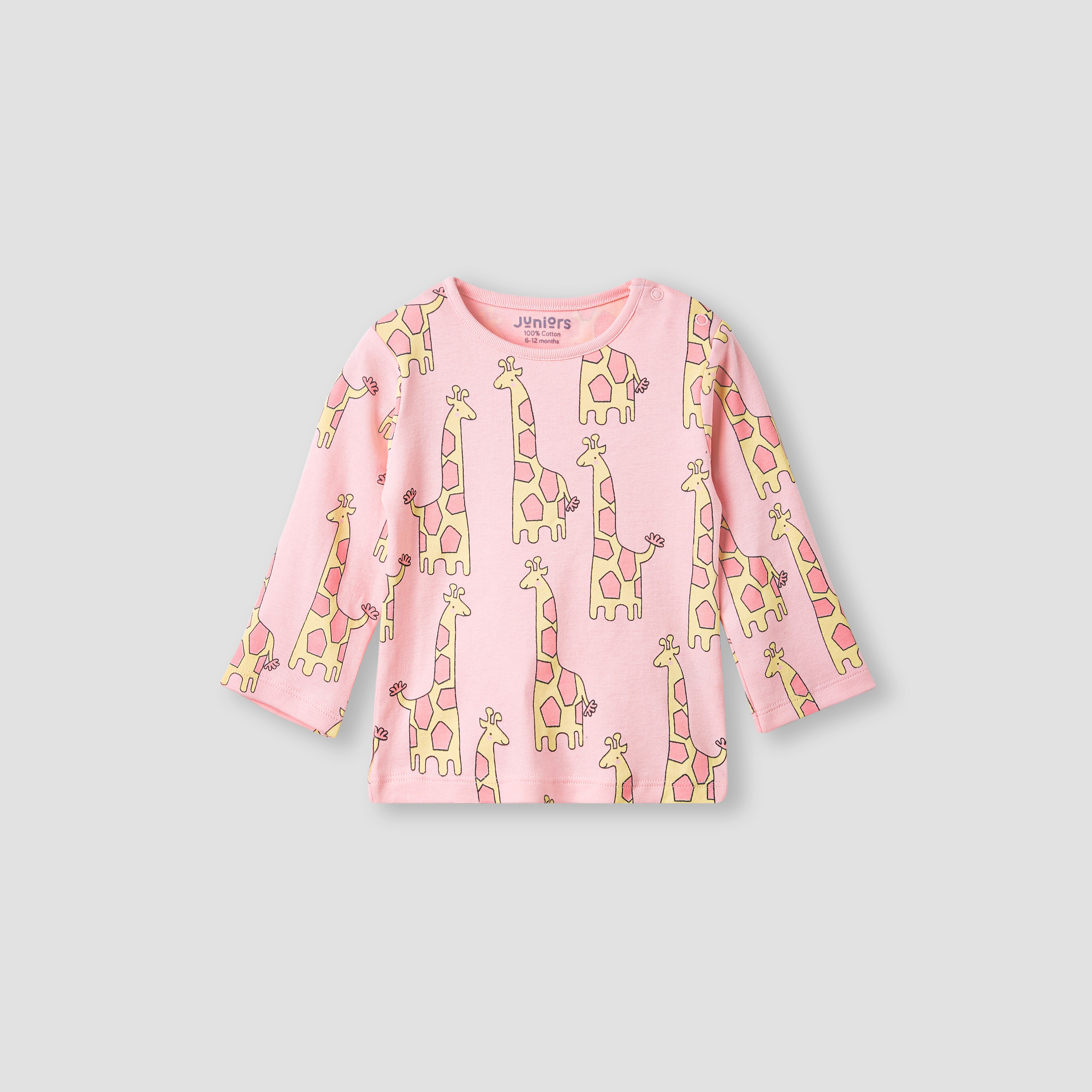 Juniors Animal Print T-shirt and Pyjamas - Set of 4-baby-girls-clothing-nightwear-pyjamasets-image-6