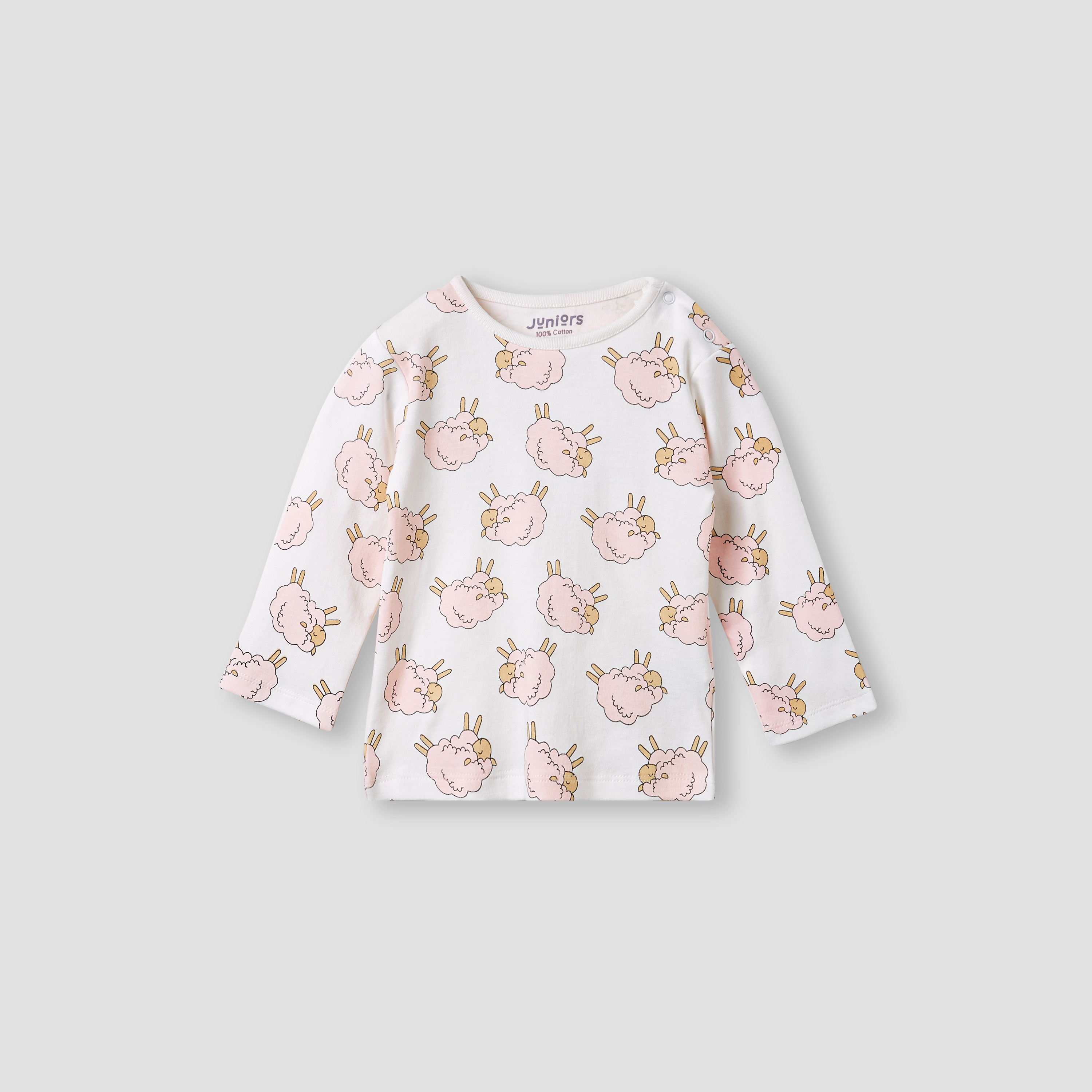 Juniors Animal Print T-shirt and Pyjamas - Set of 4-baby-girls-clothing-nightwear-pyjamasets-image-8