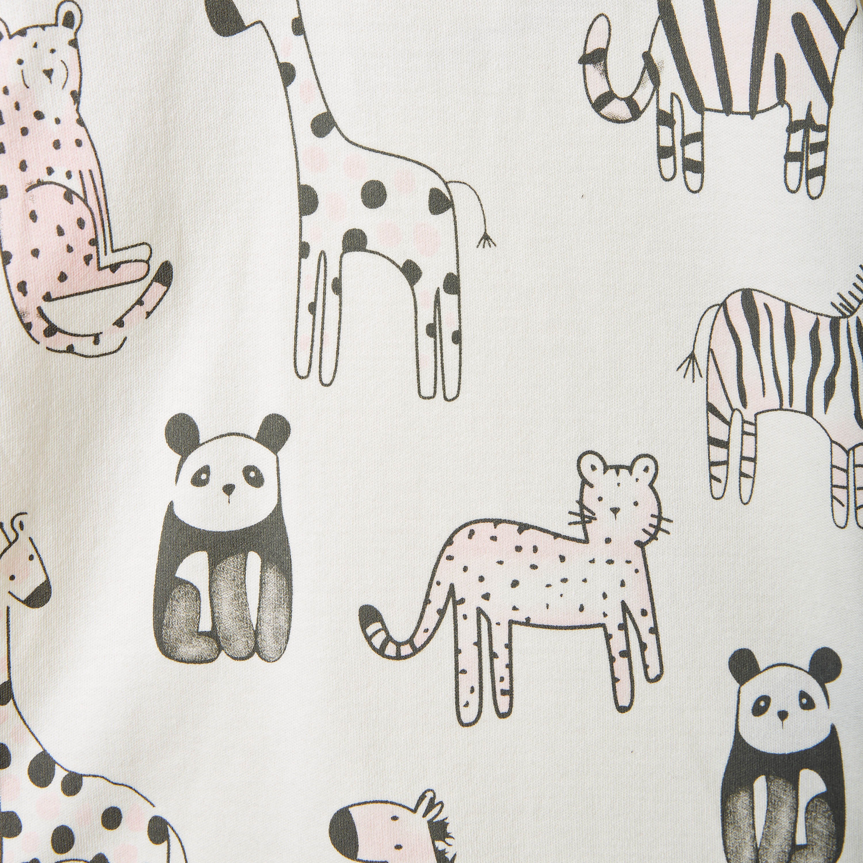 Juniors Printed T-shirt and Pyjamas - Set of 4-baby-girls-clothing-nightwear-pyjamasets-image-12