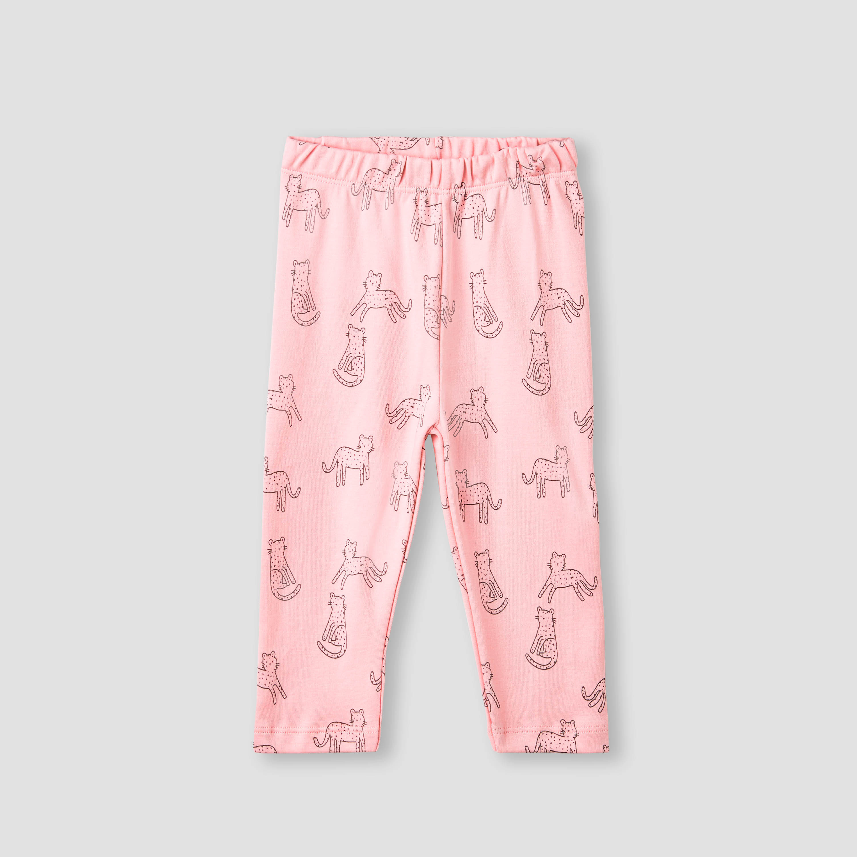 Juniors Printed T-shirt and Pyjamas - Set of 4-baby-girls-clothing-nightwear-pyjamasets-image-7