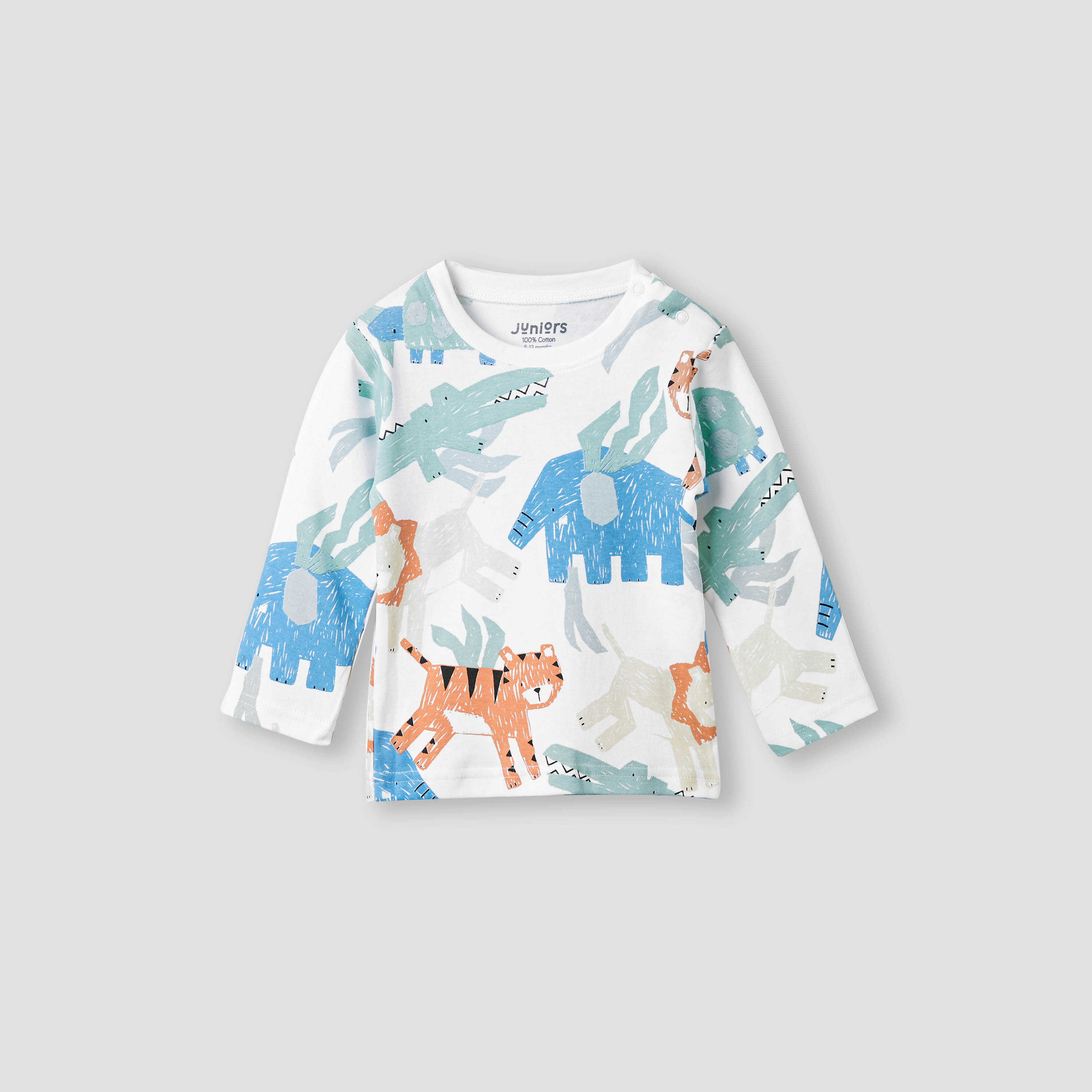 Juniors Printed T-shirt and Pyjamas - Set of 4-baby-boys-clothing-nightwear-pyjamasets-image-6