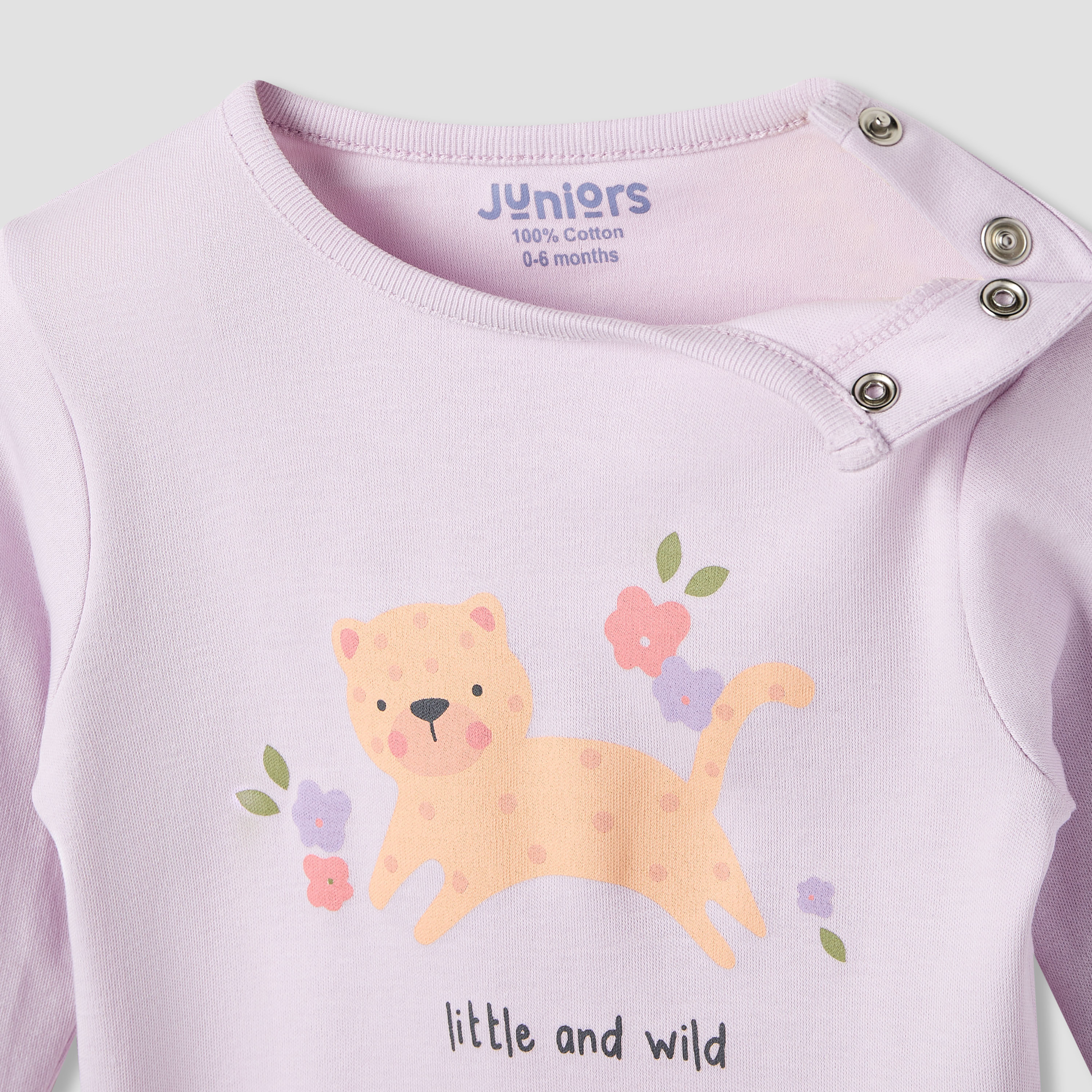 Juniors Pyjama Set with Fun Print - Soft Cotton - Long Sleeves - 4-Pieces-baby-girls-clothing-nightwear-pyjamasets-image-10