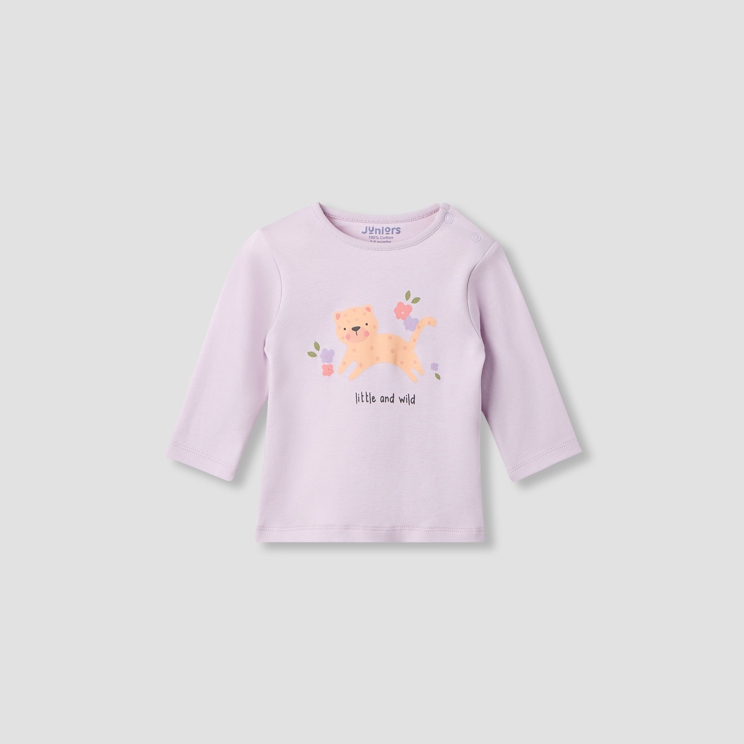Juniors Pyjama Set with Fun Print - Soft Cotton - Long Sleeves - 4-Pieces-baby-girls-clothing-nightwear-pyjamasets-image-2