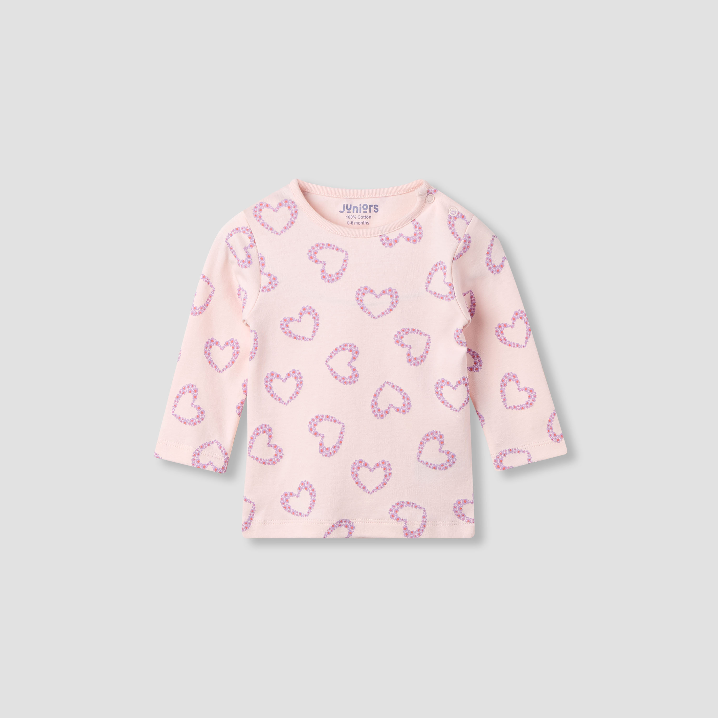 Juniors Pyjama Set with Fun Print - Soft Cotton - Long Sleeves - 4-Pieces-baby-girls-clothing-nightwear-pyjamasets-image-6