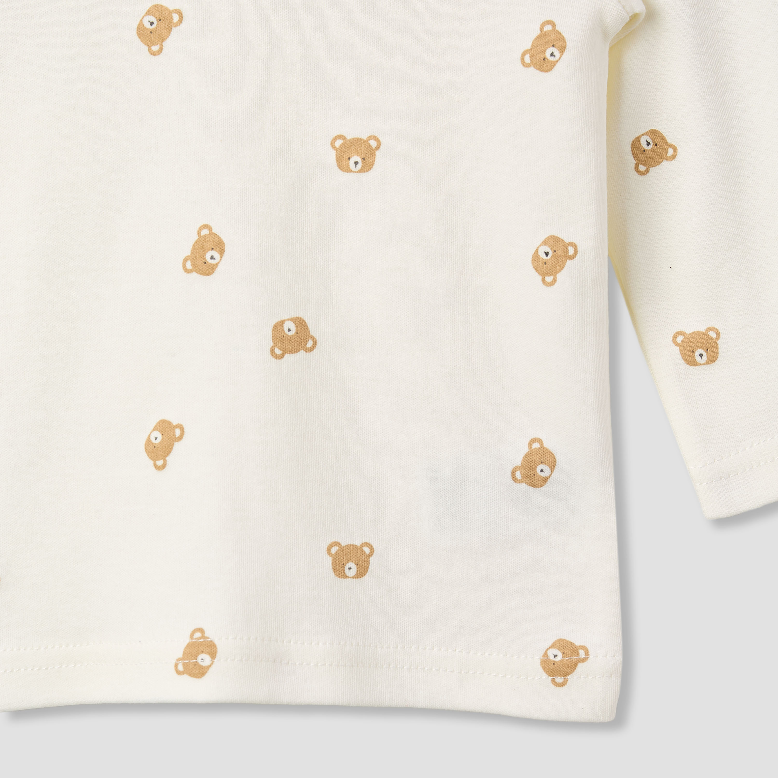 Juniors Pyjama Set with Bear Print - Soft Cotton - Long Sleeves - 4-Pieces-baby-boys-clothing-nightwear-pyjamasets-image-10