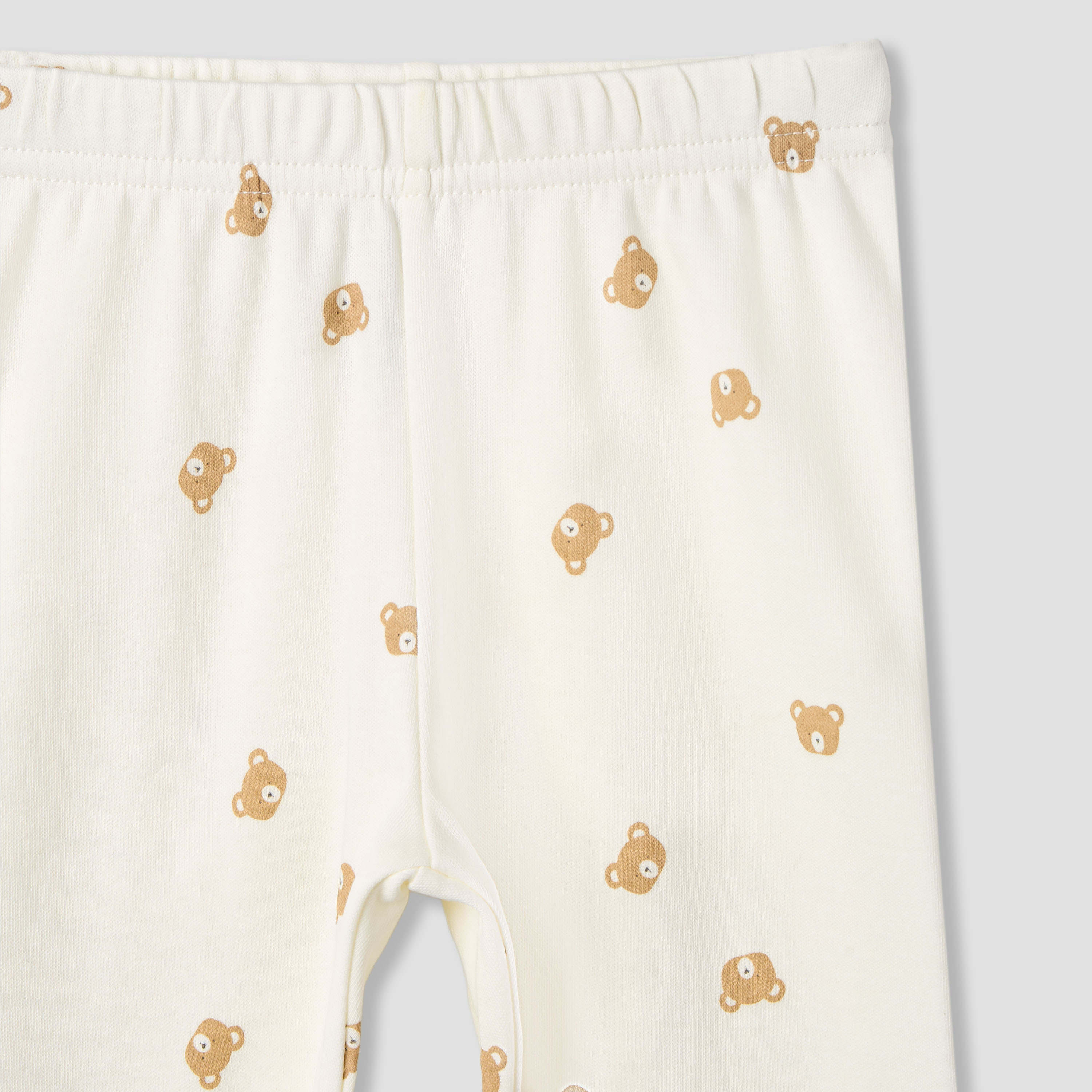 Juniors Pyjama Set with Bear Print - Soft Cotton - Long Sleeves - 4-Pieces-baby-boys-clothing-nightwear-pyjamasets-image-11