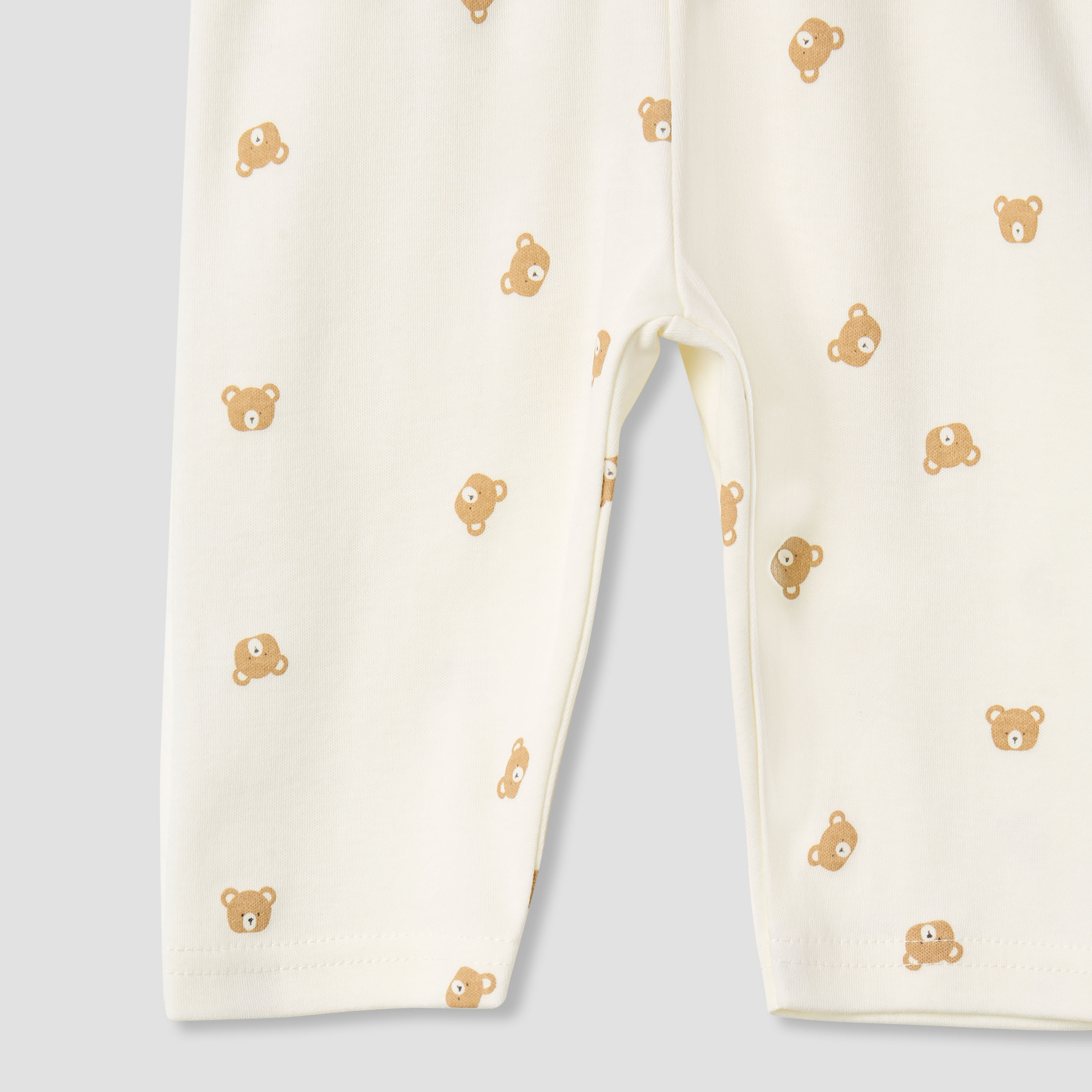 Juniors Pyjama Set with Bear Print - Soft Cotton - Long Sleeves - 4-Pieces-baby-boys-clothing-nightwear-pyjamasets-image-12