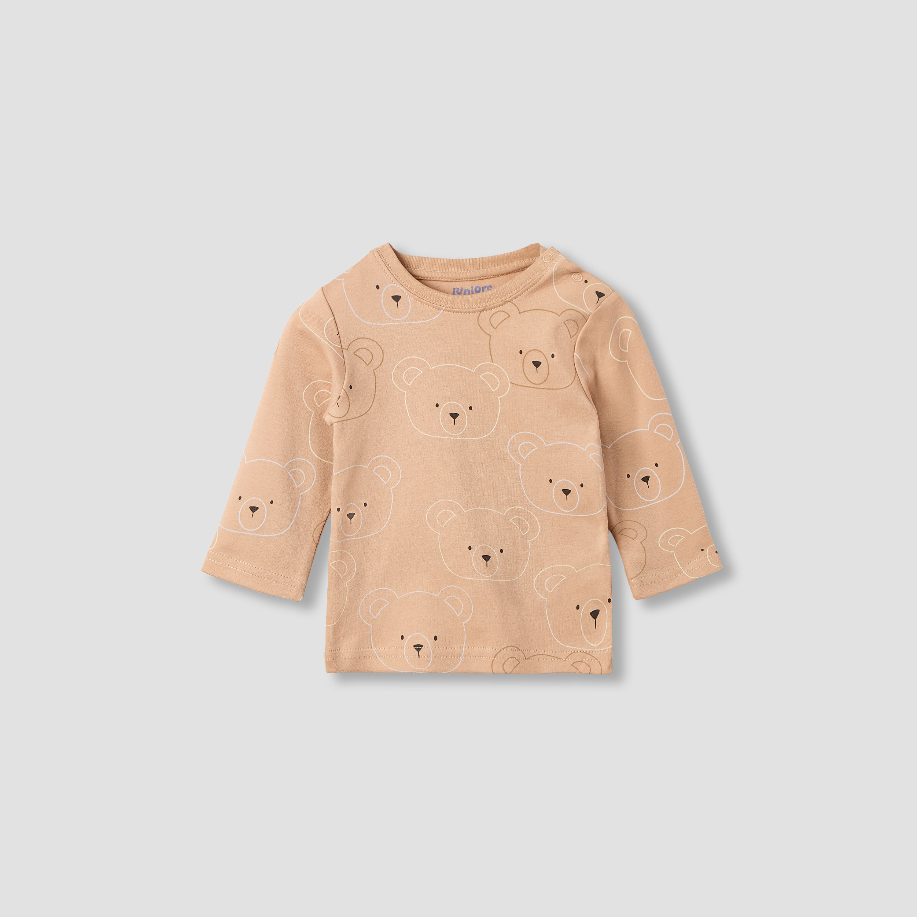 Juniors Pyjama Set with Bear Print - Soft Cotton - Long Sleeves - 4-Pieces-baby-boys-clothing-nightwear-pyjamasets-image-8