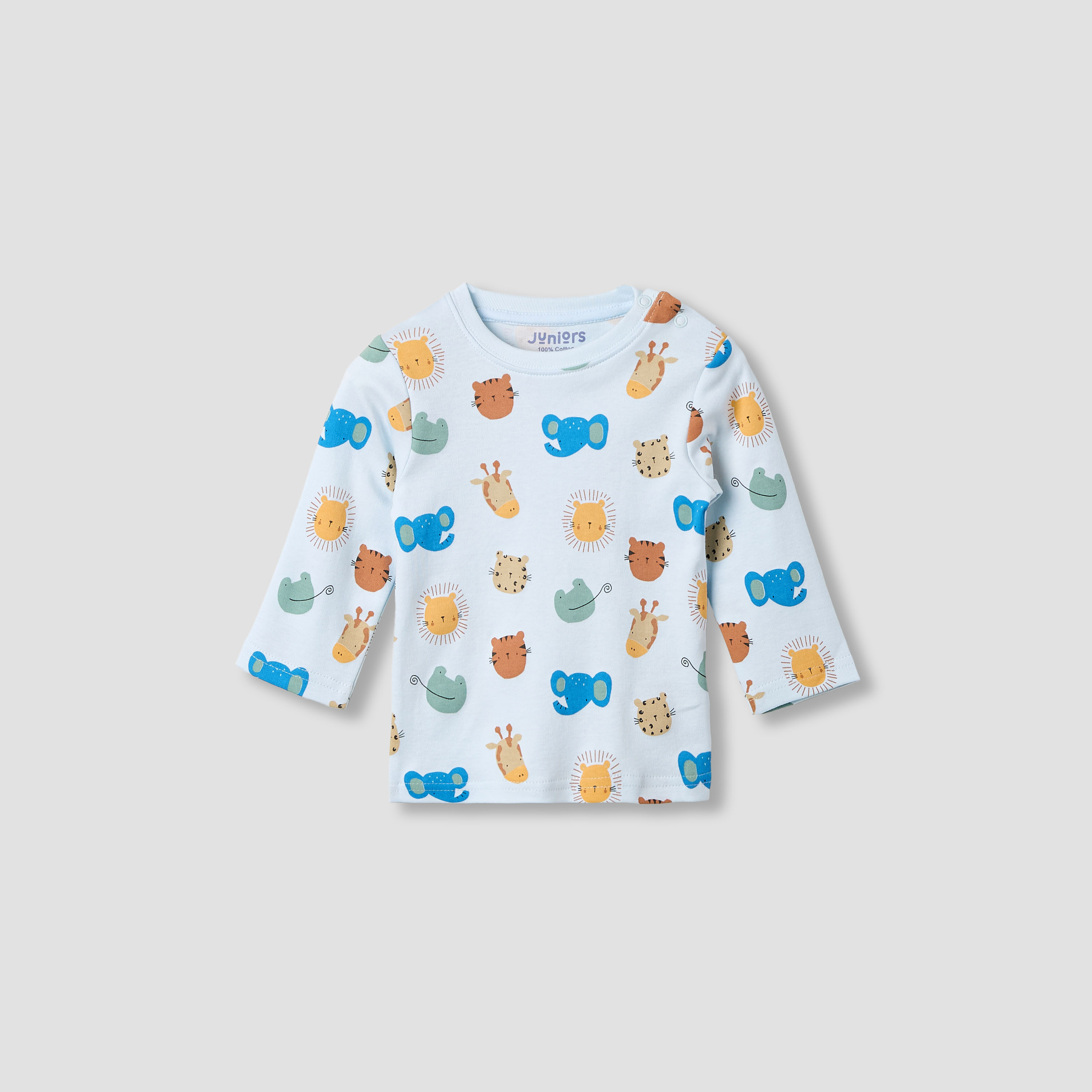 Juniors Pyjama Set with Animal Print - Cotton - Long Sleeves - Round Neck - Set of 4-baby-girls-clothing-nightwear-pyjamasets-image-6
