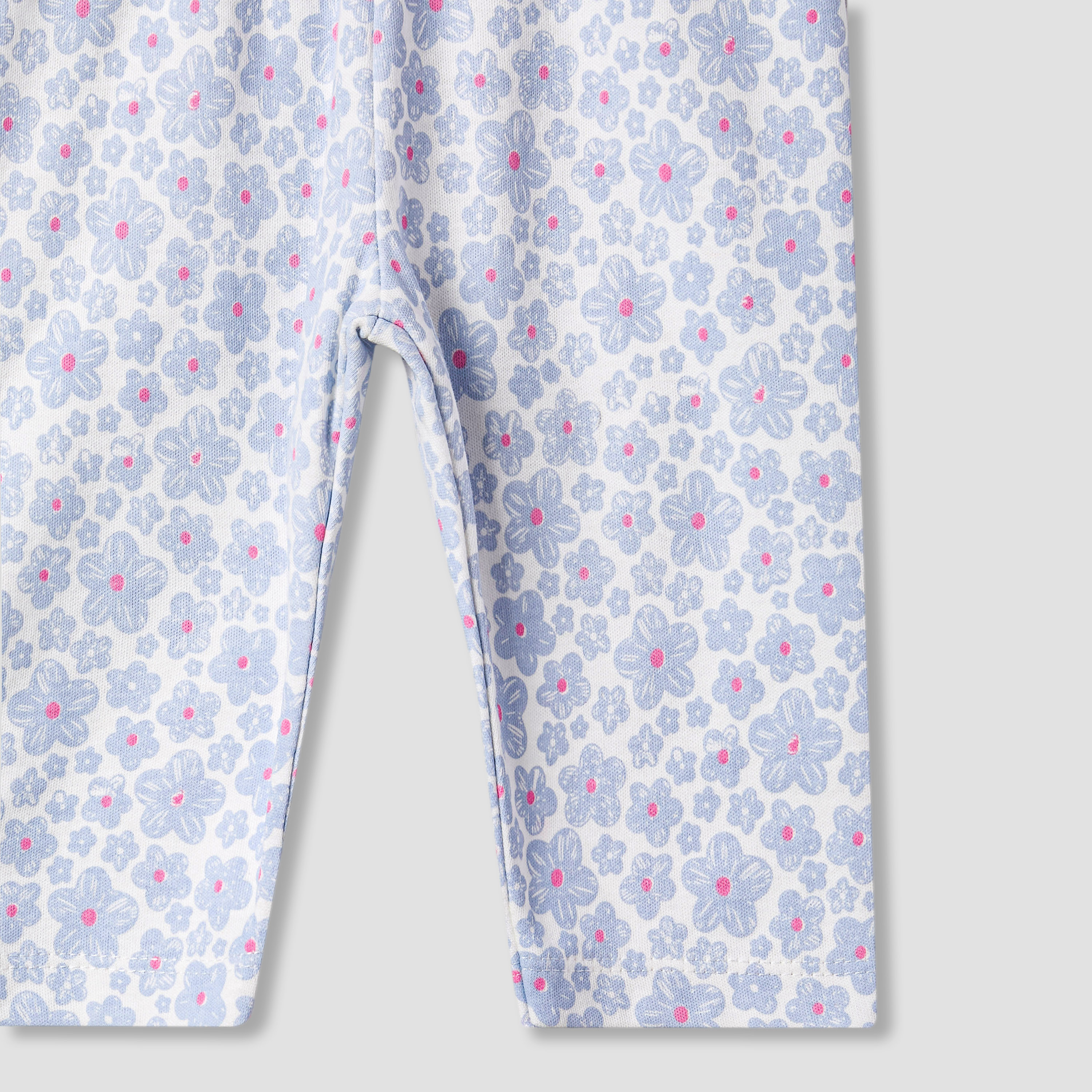 Juniors Pyjama Set with Fun Print - Soft Cotton - Long Sleeves - Round Neck - Set of 4-baby-girls-clothing-nightwear-pyjamasets-image-12