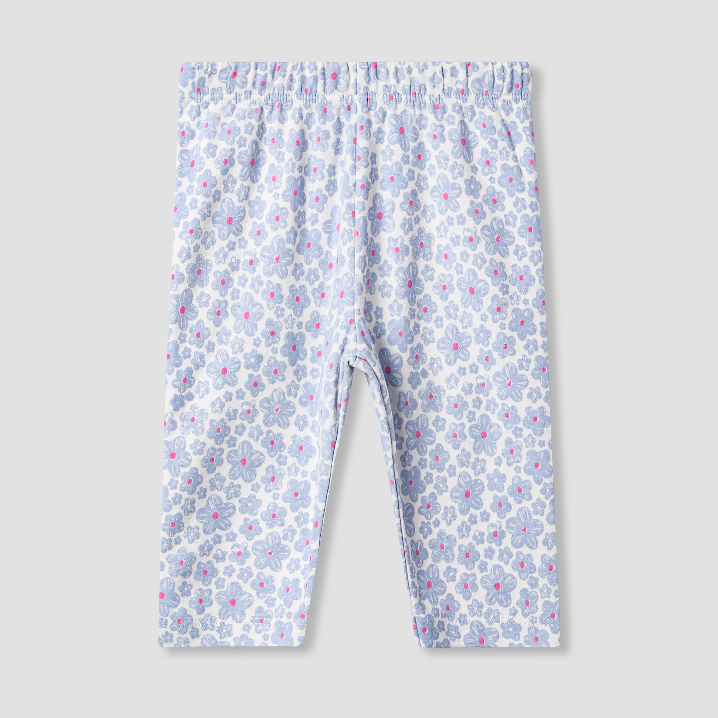 Juniors Pyjama Set with Fun Print - Soft Cotton - Long Sleeves - Round Neck - Set of 4-baby-girls-clothing-nightwear-pyjamasets-image-3