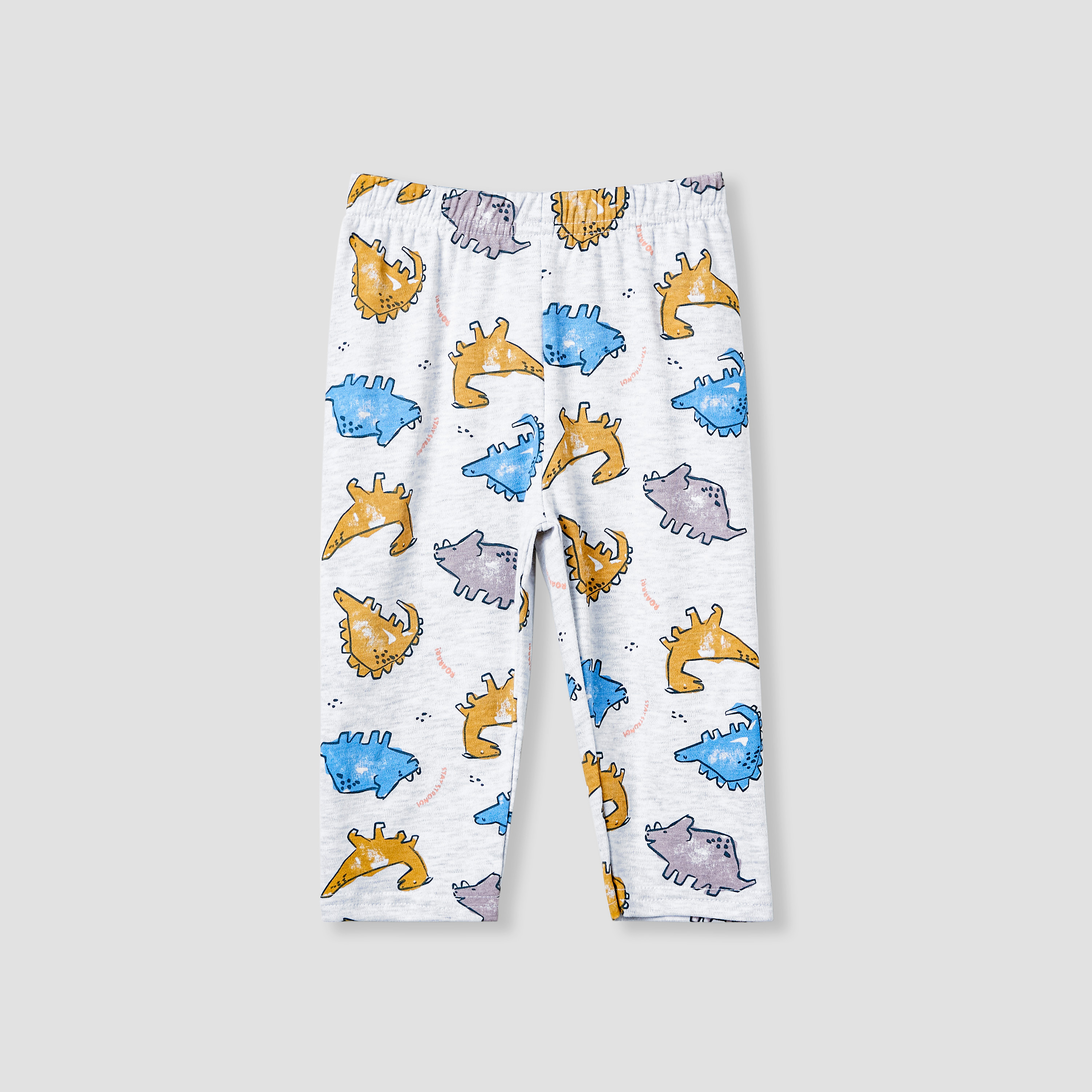 Juniors Dinosaur Print T-shirt and Pyjama Set-baby-boys-clothing-nightwear-pyjamasets-image-3