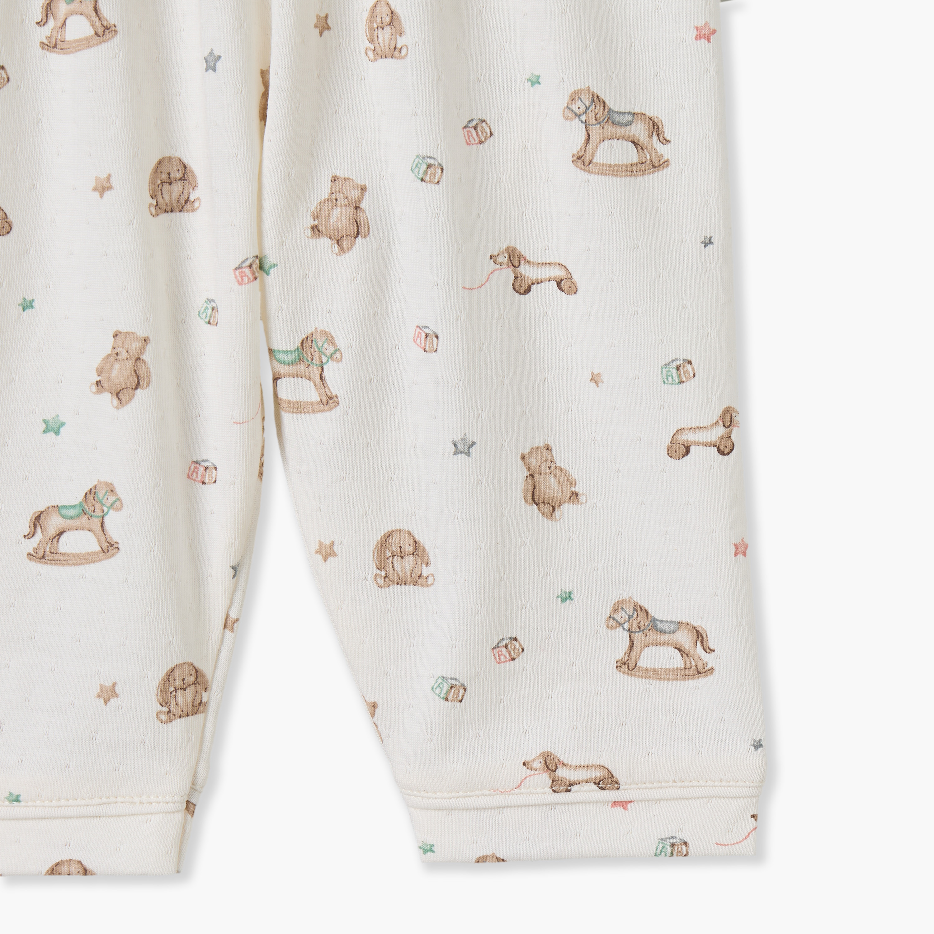Giggles Cotton Collared Long Sleeves Pyjama Set with Rocking Horse Print-baby-boys-clothing-nightwear-pyjamasets-image-10