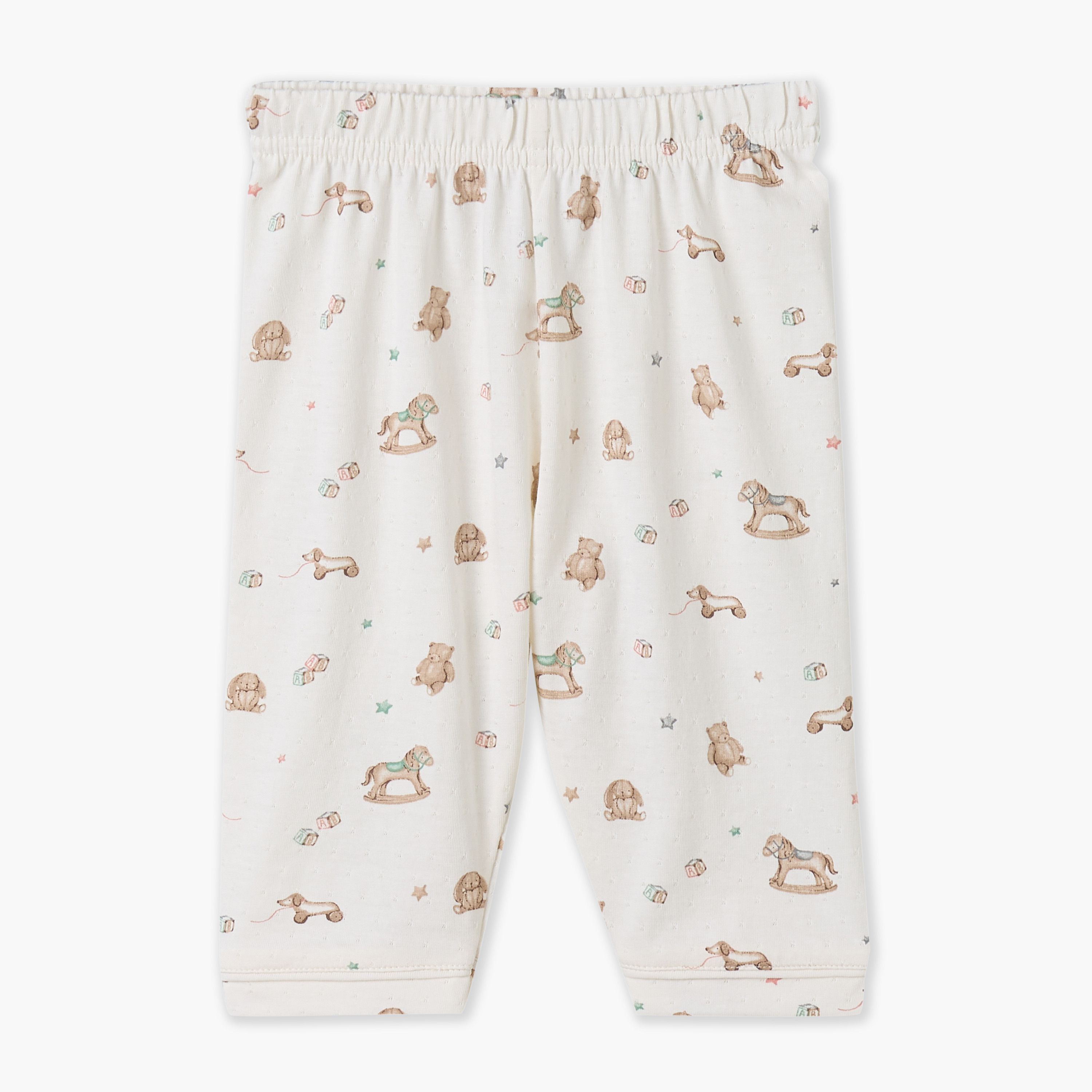Giggles Cotton Collared Long Sleeves Pyjama Set with Rocking Horse Print-baby-boys-clothing-nightwear-pyjamasets-image-4