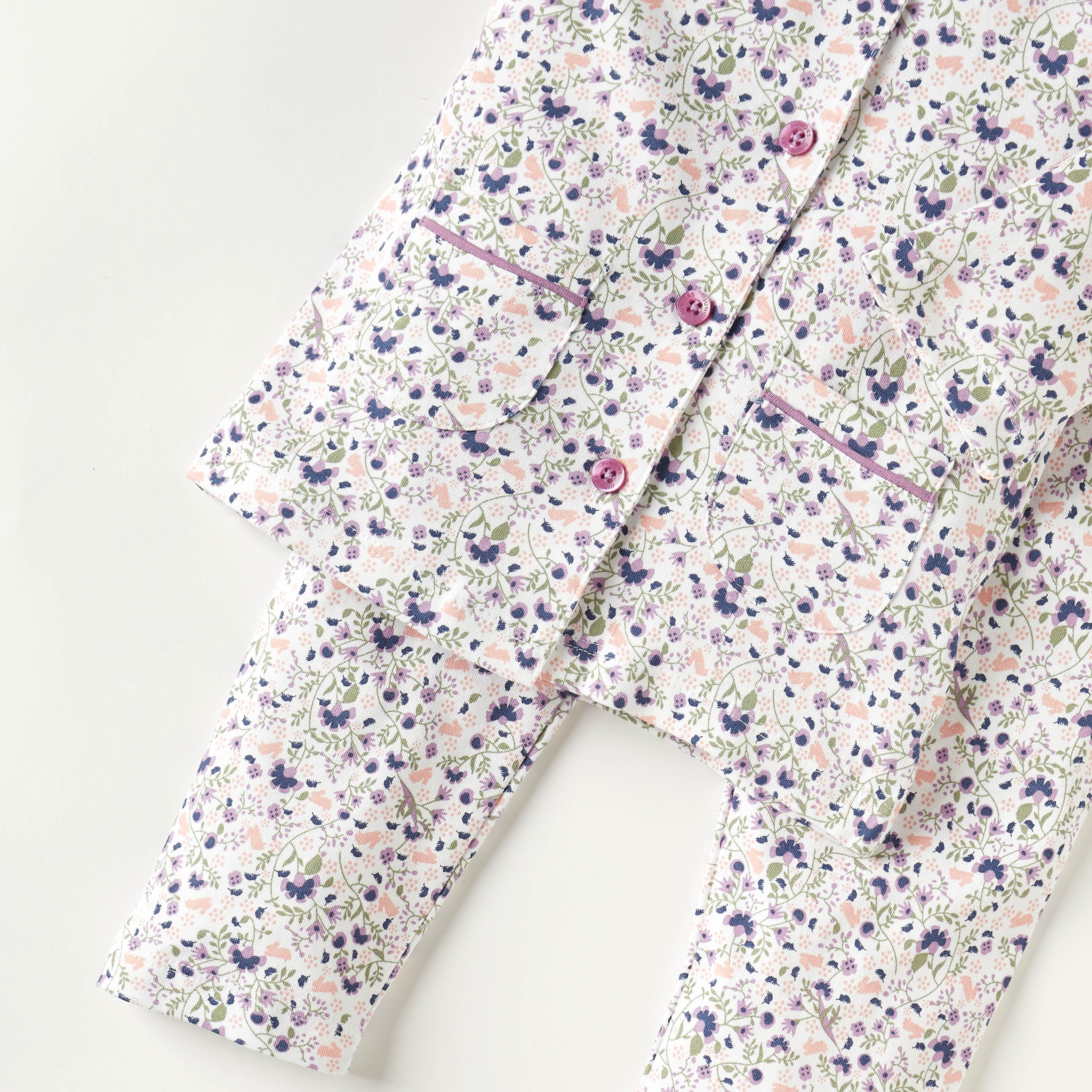 Juniors All-Over Floral Print Shirt and Pyjama Set-baby-girls-clothing-nightwear-pyjamasets-image-5