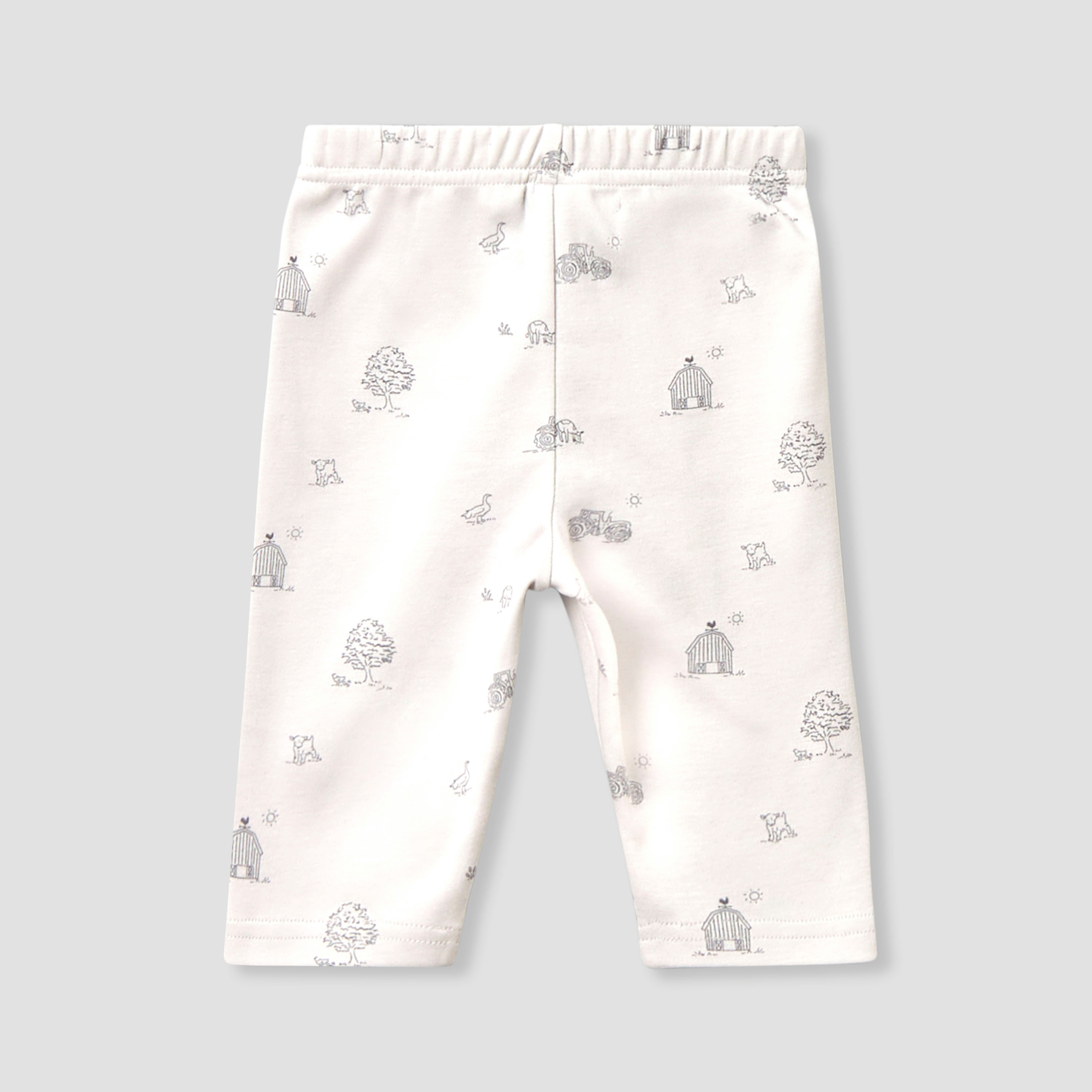 Juniors Cotton Collared Long Sleeves Pyjama Set with Barnyard Print-baby-boys-clothing-nightwear-pyjamasets-image-5