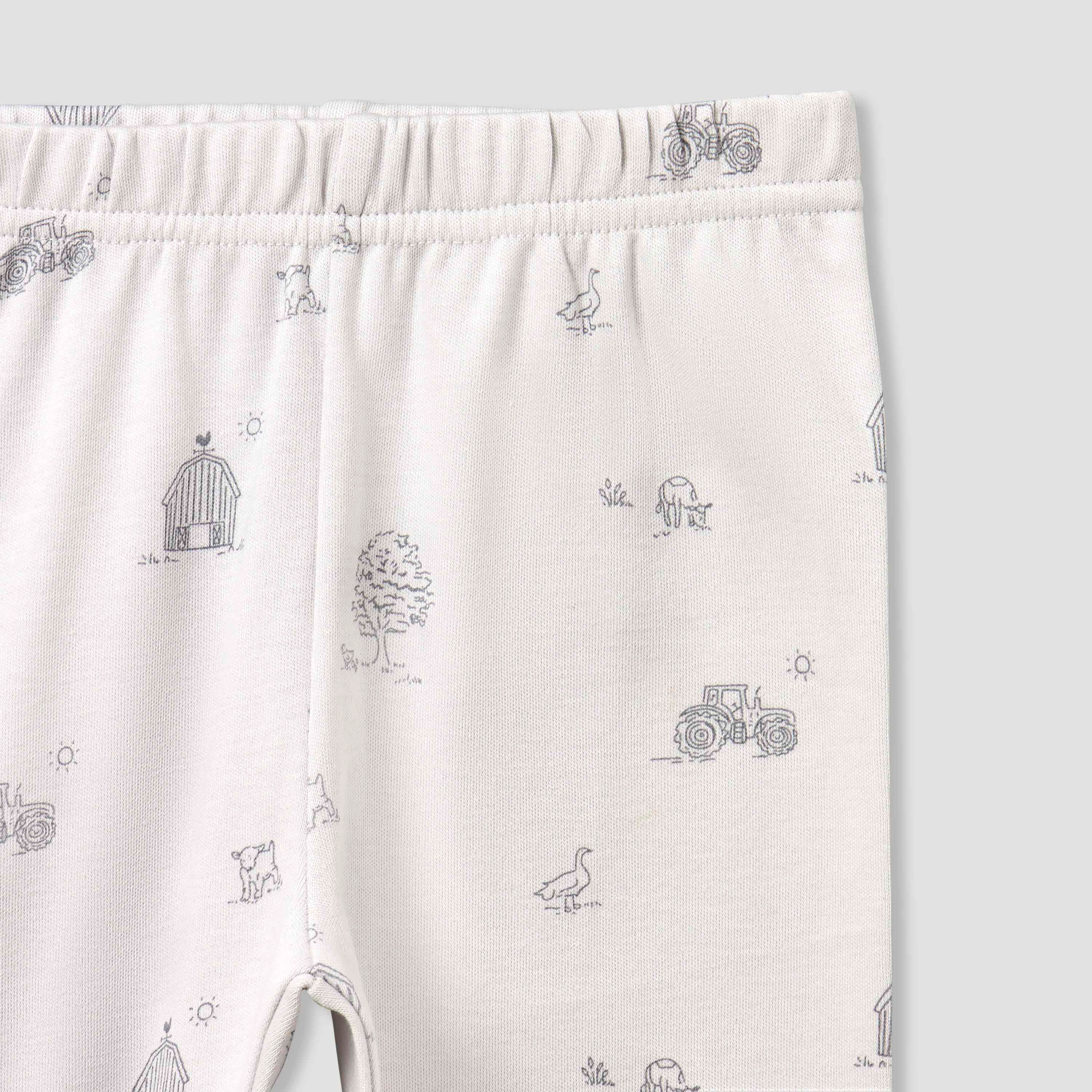 Juniors Cotton Collared Long Sleeves Pyjama Set with Barnyard Print-baby-boys-clothing-nightwear-pyjamasets-image-8