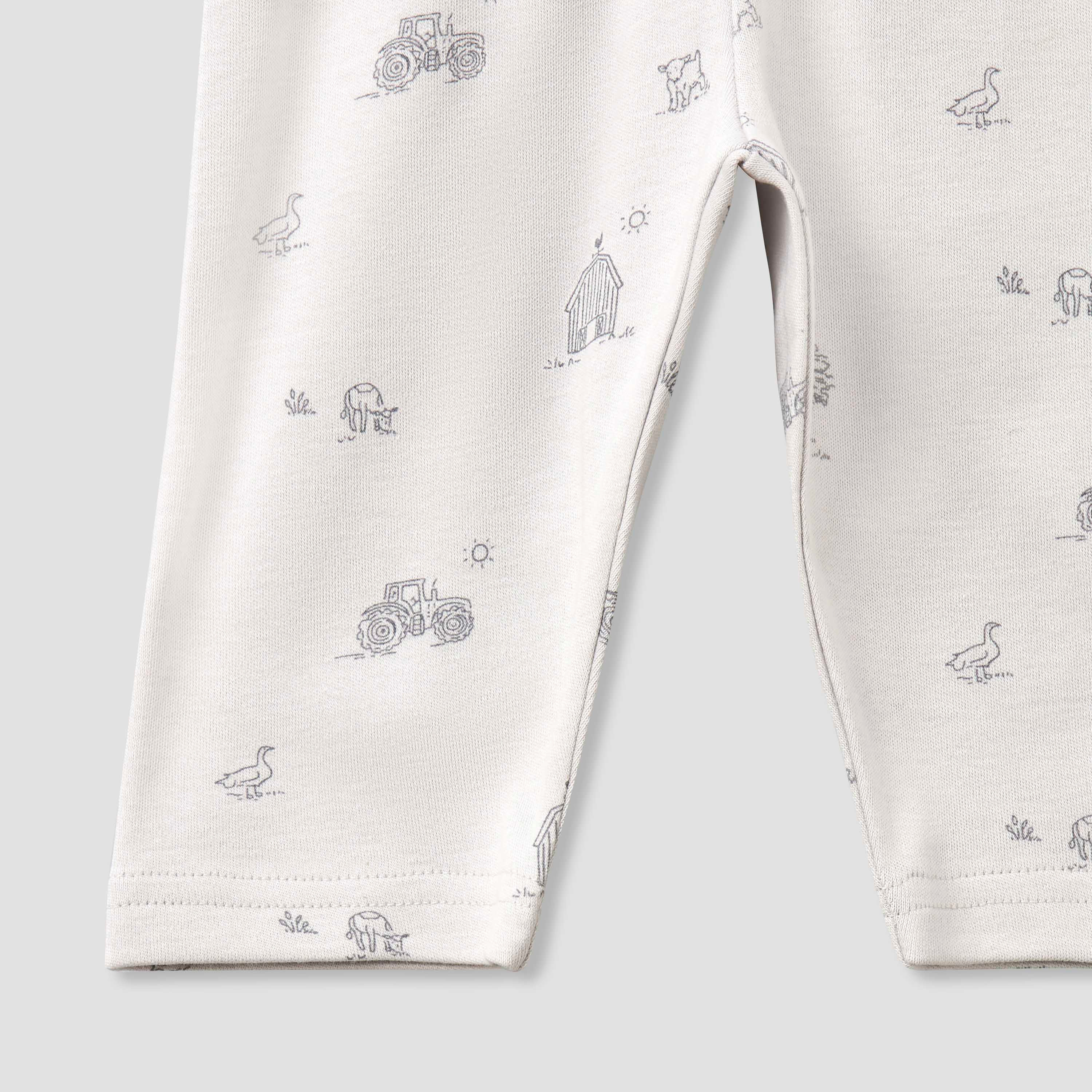 Juniors Cotton Collared Long Sleeves Pyjama Set with Barnyard Print-baby-boys-clothing-nightwear-pyjamasets-image-9
