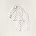 Giggles Elephant Print Long Sleeves Shirt and Pyjama Set-Pyjama Sets-thumbnail-0