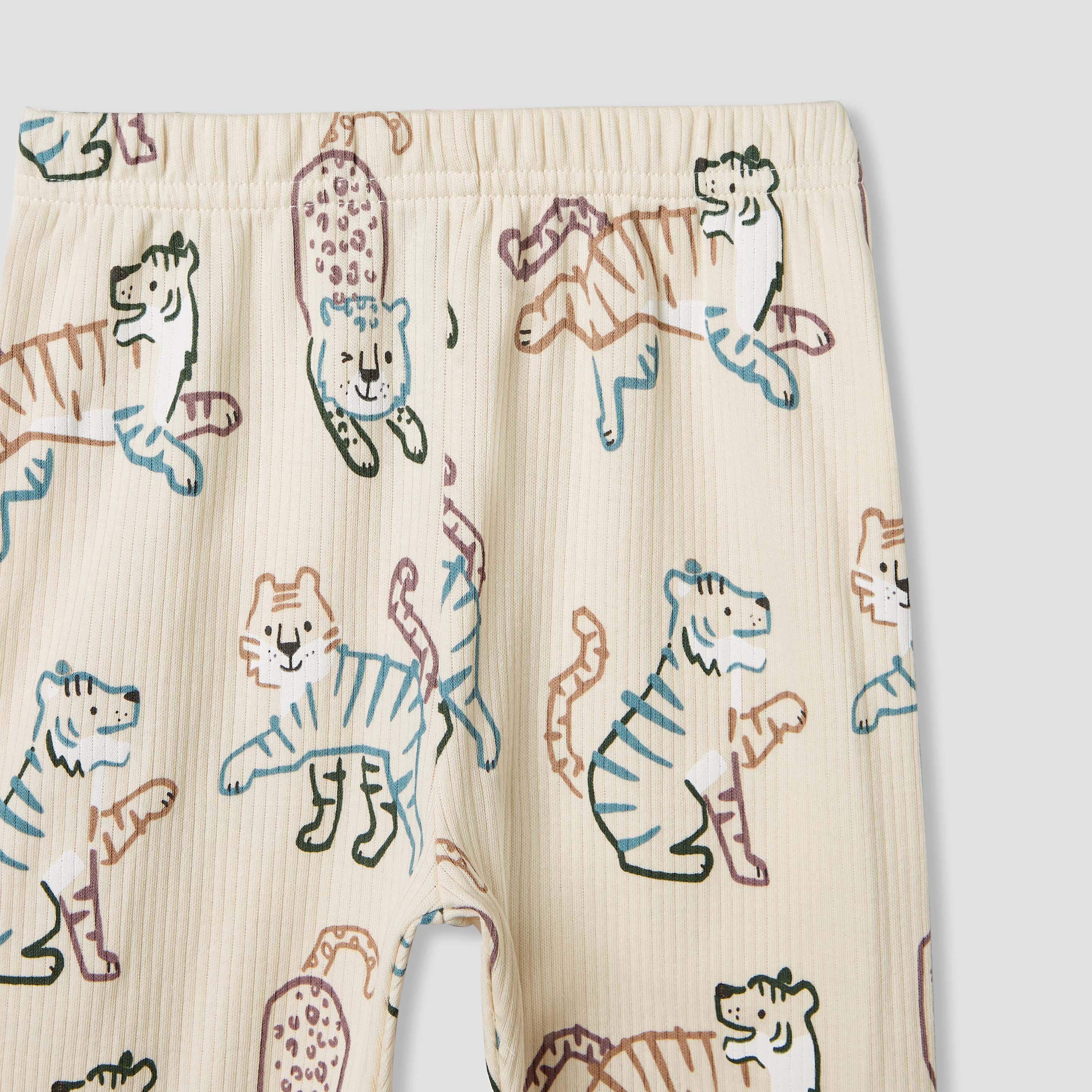 Juniors Bunny Print T-shirt and Pyjama Set-baby-girls-clothing-nightwear-pyjamasets-image-7