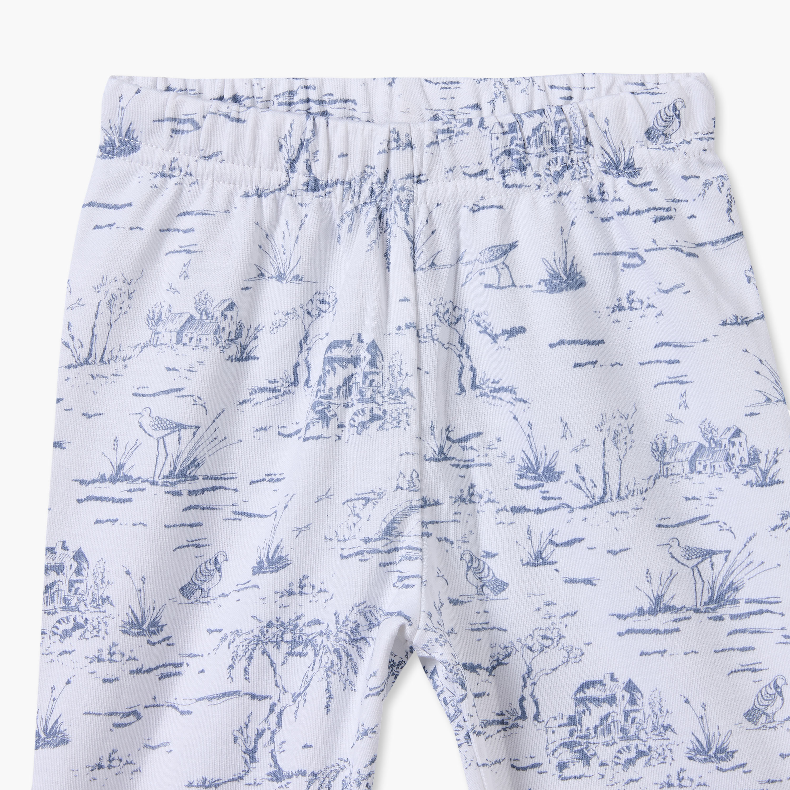Giggles Cotton Collared Long Sleeves Shirt with Pyjamas with Forest Print-baby-boys-clothing-nightwear-pyjamasets-image-9