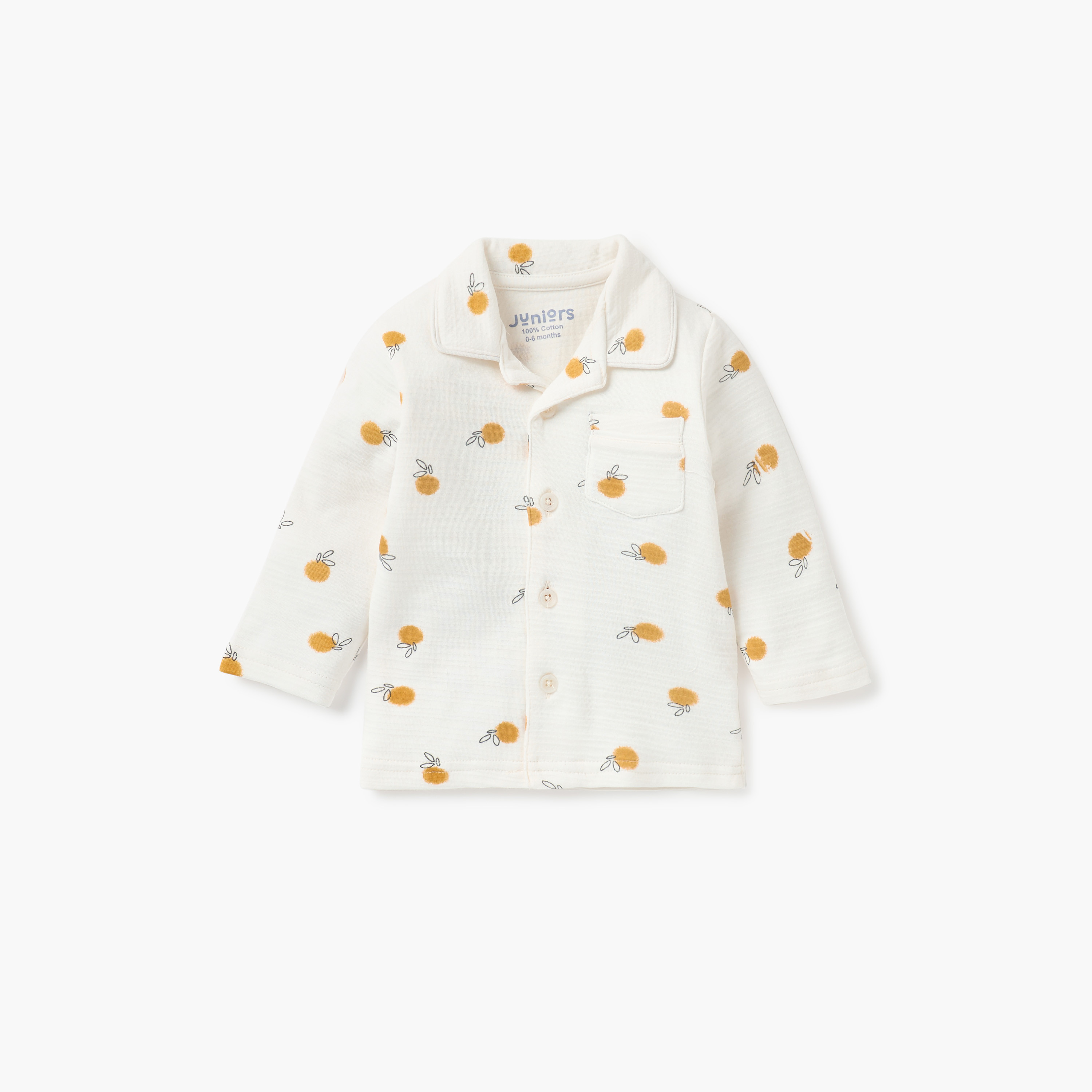 Juniors Graphic Print Shirt and Pyjama Set-baby-boys-clothing-nightwear-pyjamasets-image-2
