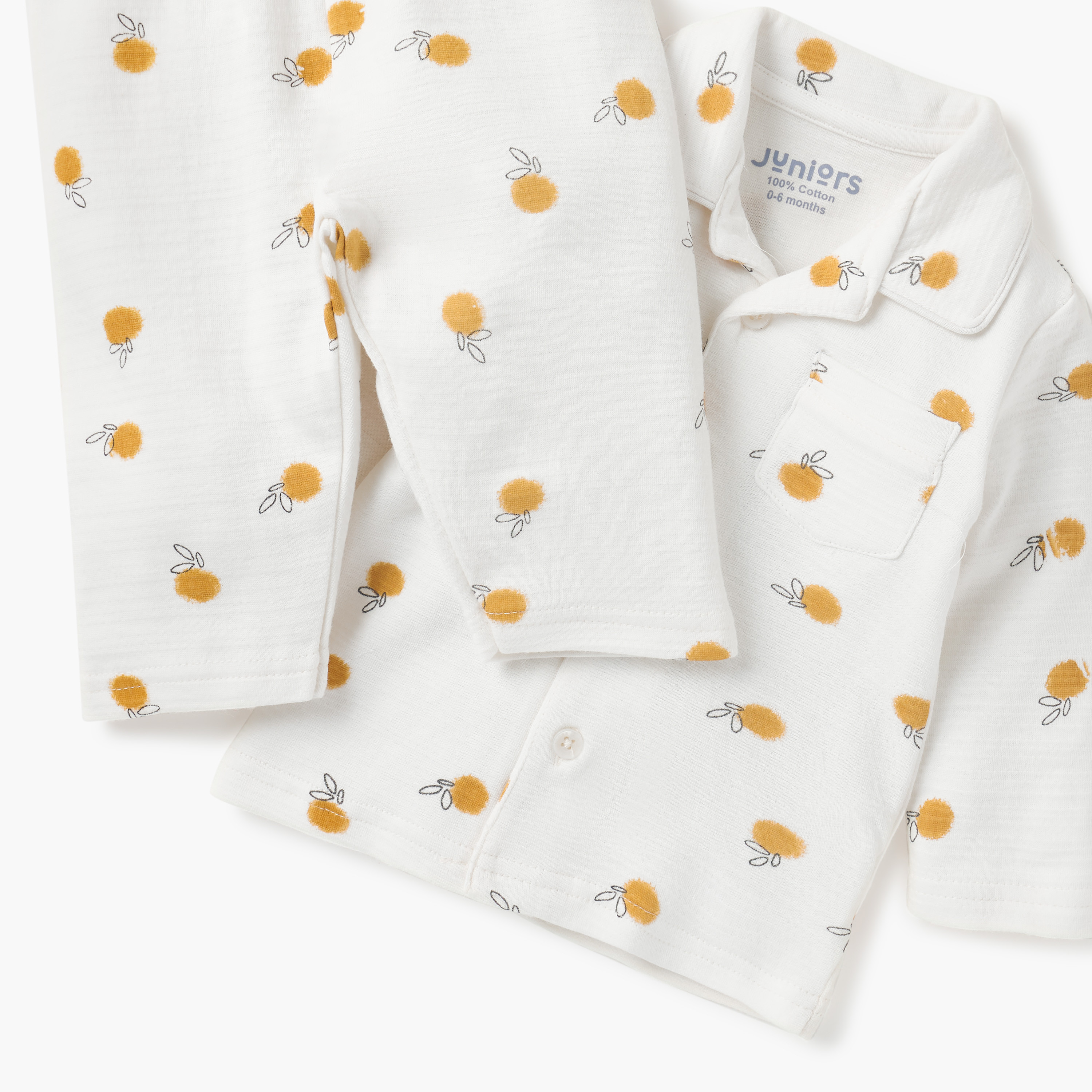 Juniors Graphic Print Shirt and Pyjama Set-baby-boys-clothing-nightwear-pyjamasets-image-4