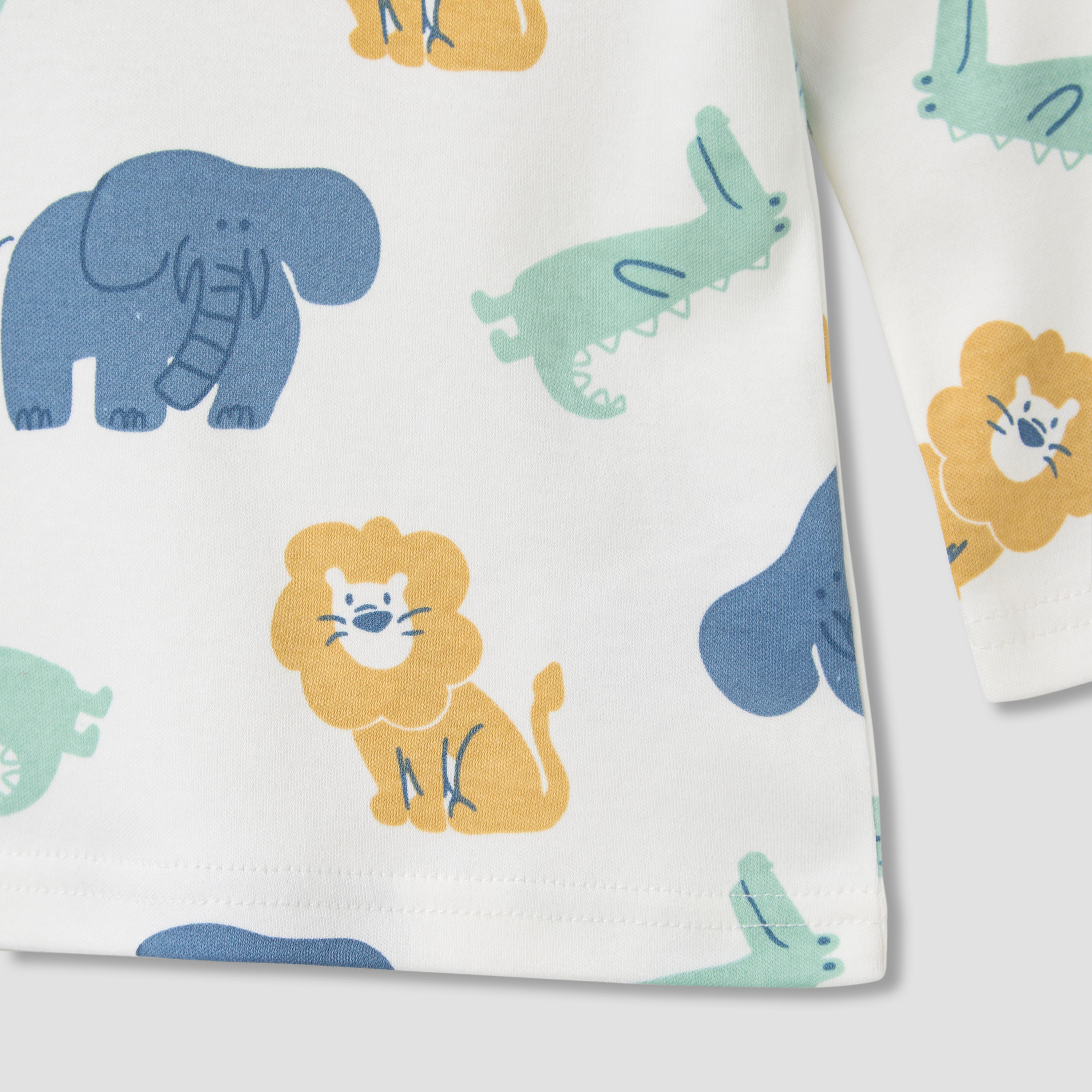 Juniors Printed T-shirt and Pyjama Set-baby-girls-clothing-nightwear-pyjamasets-image-6