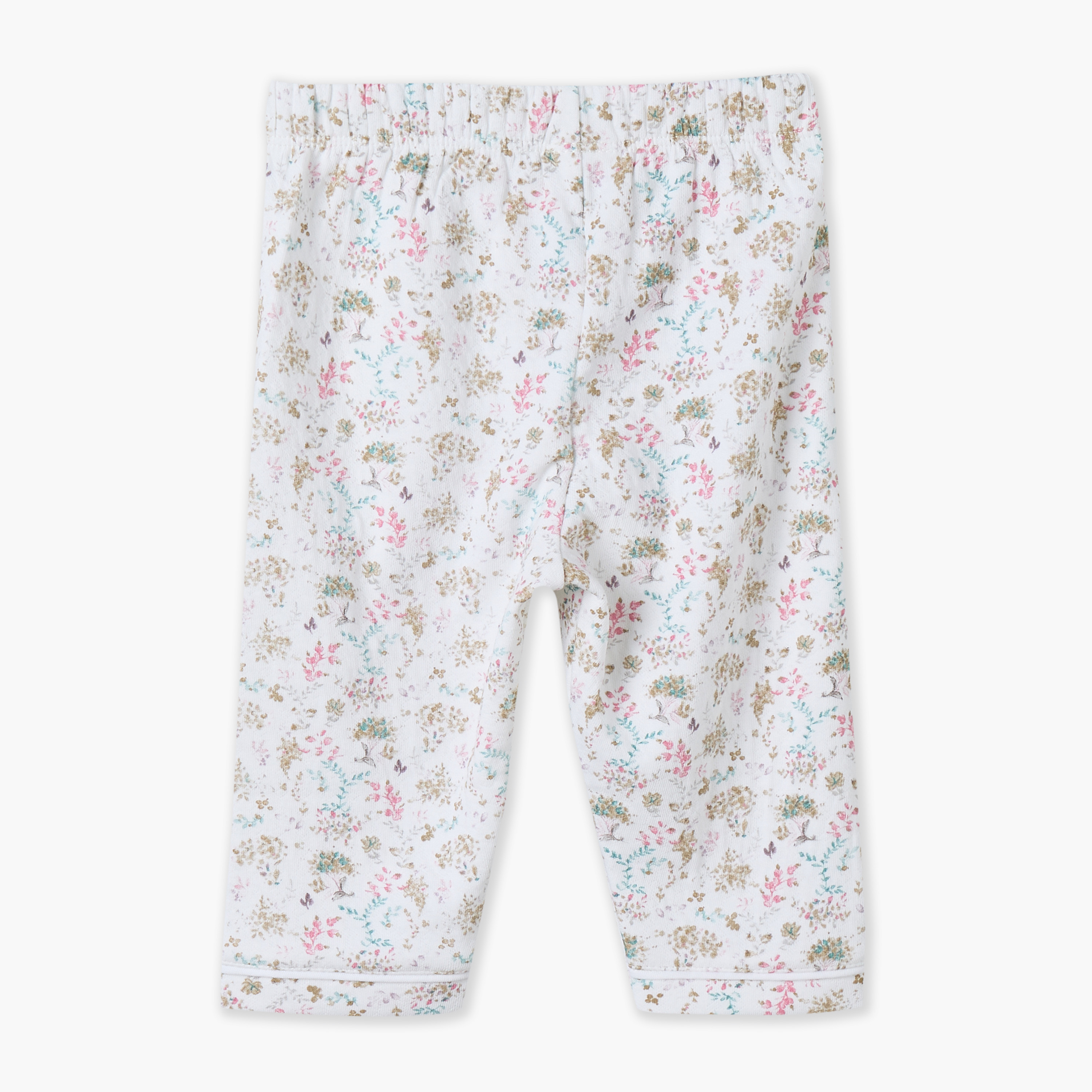 طقم بيجاما بأكمام طويلة وياقة بطبعات زهور من جيجلز-baby-girls-clothing-nightwear-pyjamasets-image-6
