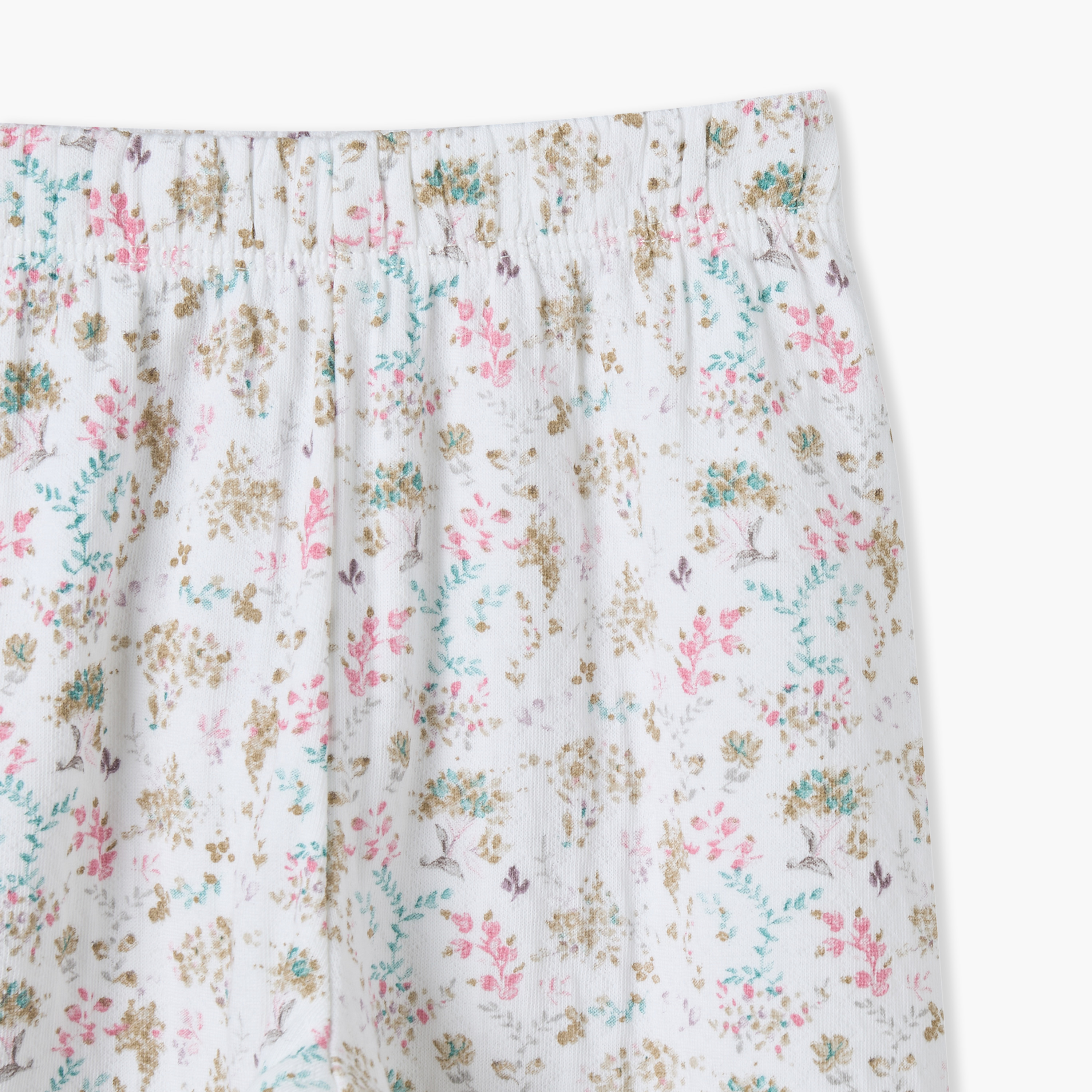 طقم بيجاما بأكمام طويلة وياقة بطبعات زهور من جيجلز-baby-girls-clothing-nightwear-pyjamasets-image-9