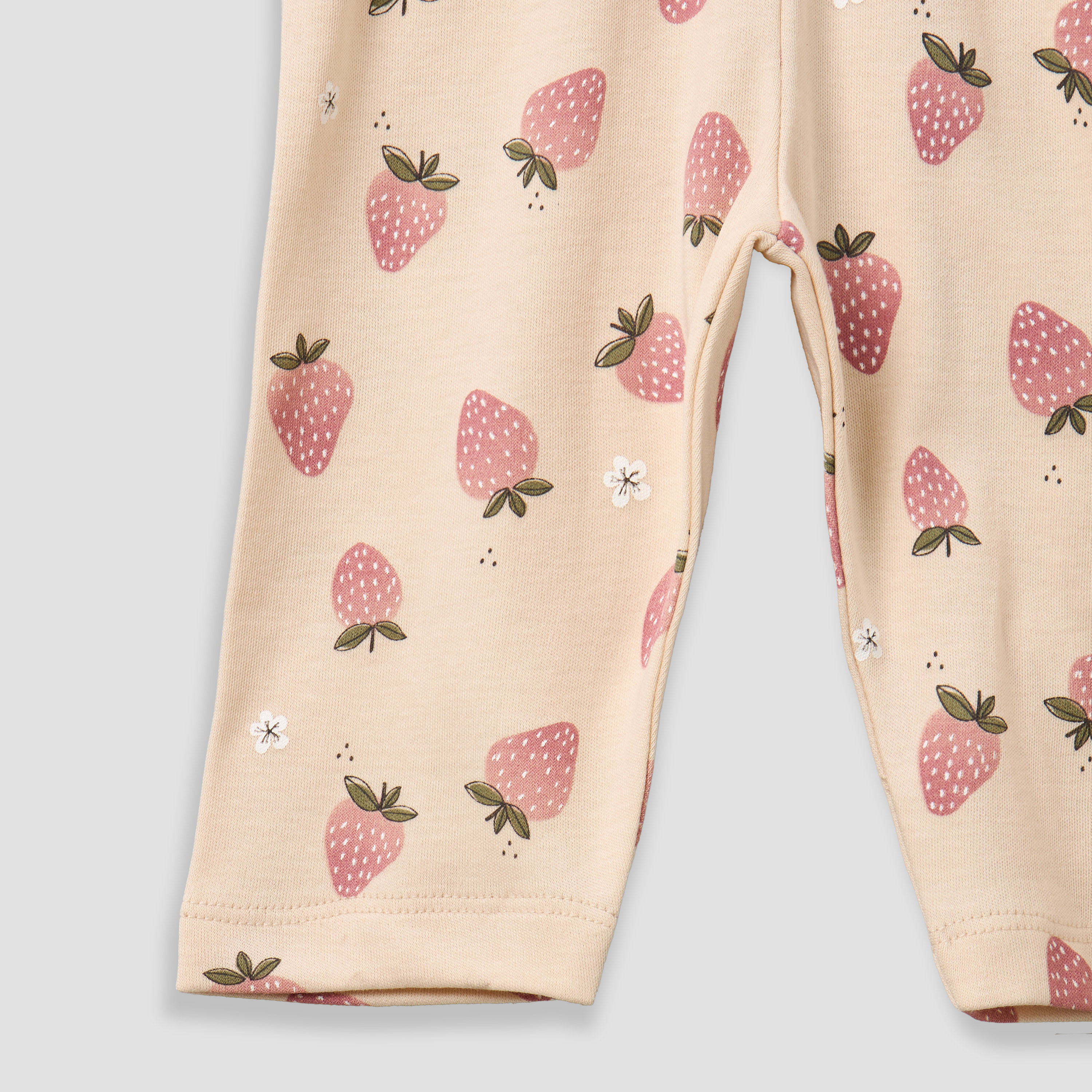 Juniors Cotton Collared Long Sleeves Pyjama Set with Strawberry Print-baby-girls-clothing-nightwear-pyjamasets-image-8