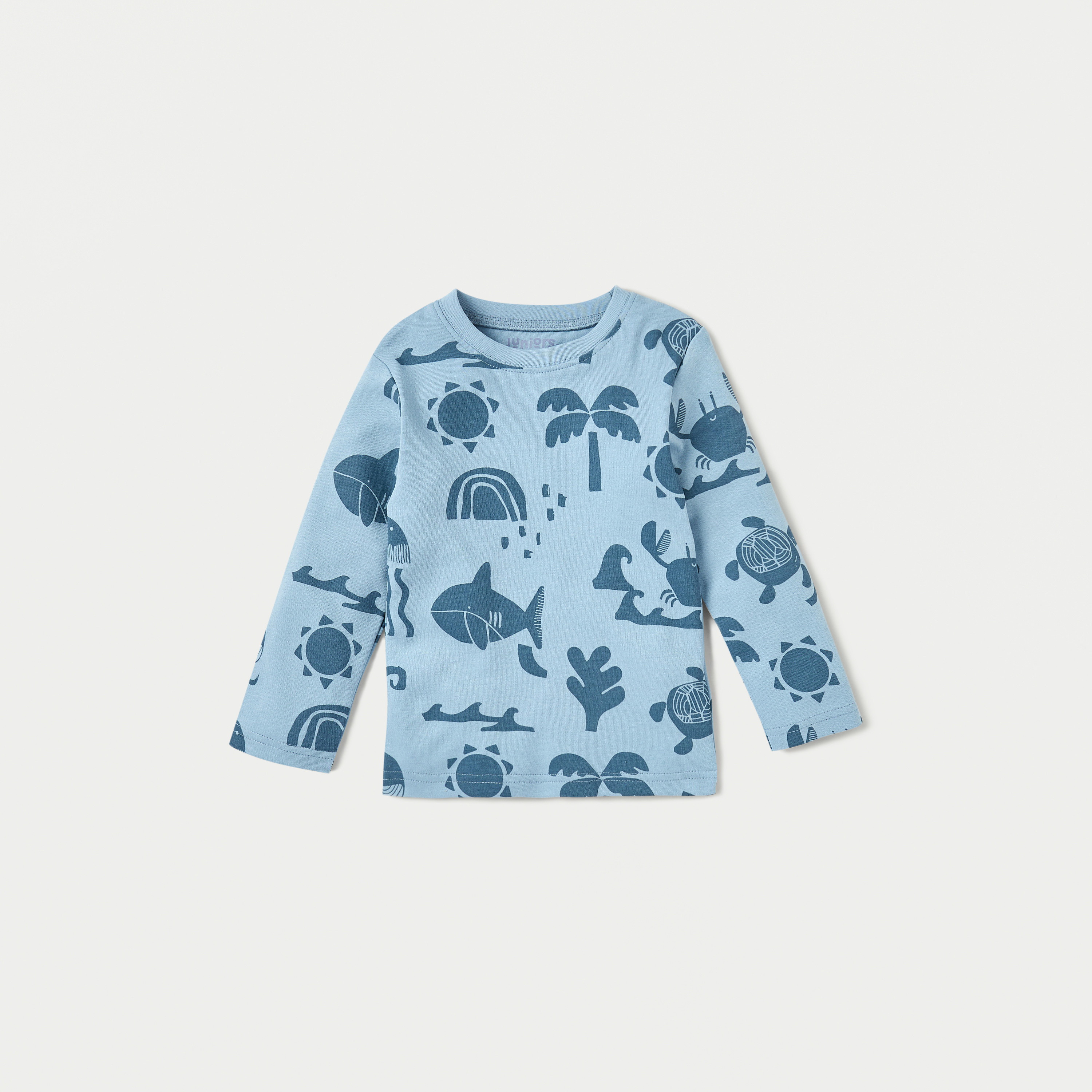 طقم بنطلون بيجاما وتيشيرت بطبعات من جونيورز-baby-boys-clothing-nightwear-pyjamasets-image-2