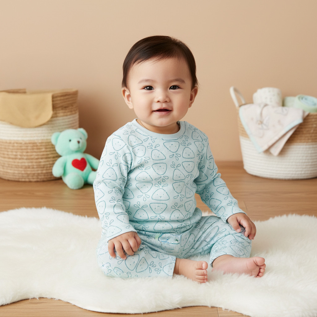 Juniors Pyjama Set with Graphic Print - Cotton - Long Sleeves-promo_babyshop_Buy3for79_KSA130126-image-9
