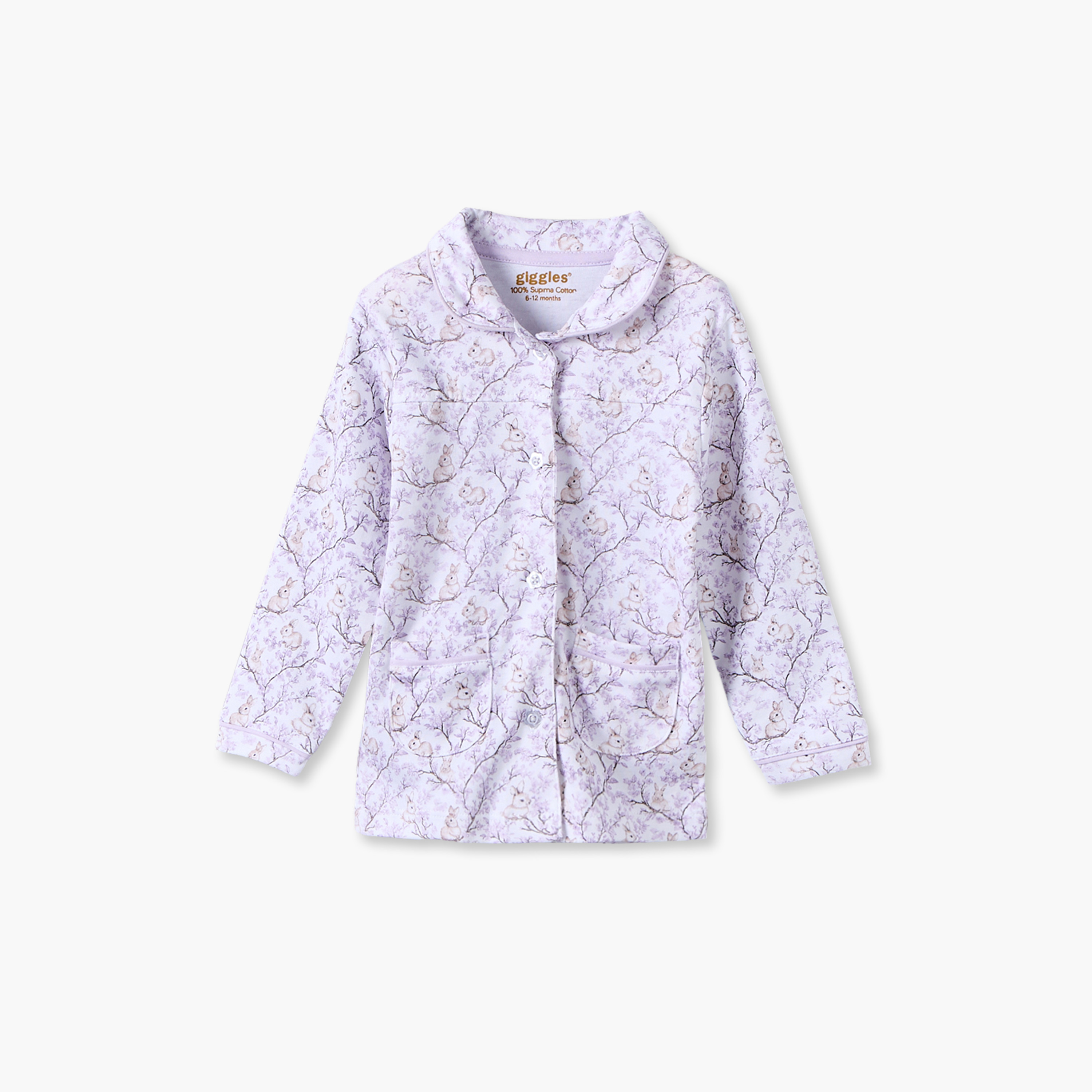 Giggles Cotton Collared Long Sleeves Pyjama Set with Botanical Print-promo_babyshop_Buy3for8.9_KWT030926-image-2