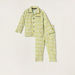 Juniors Banana Print Shirt and Full Length Pyjama Set-Pyjama Sets-thumbnail-0