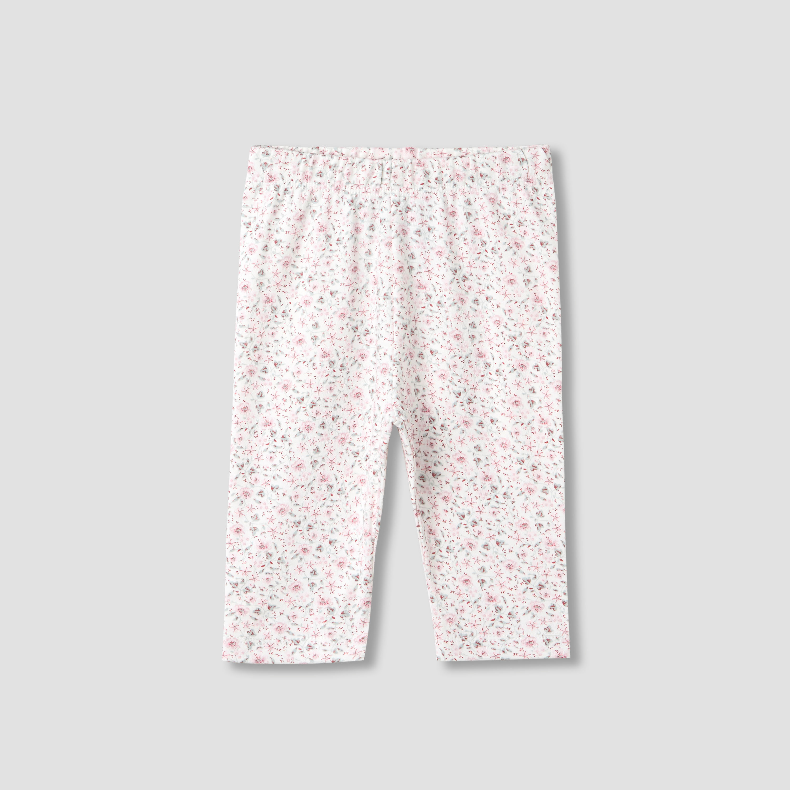 Juniors Floral Print Long Sleeve T-shirt and Pyjama Set-baby-girls-clothing-nightwear-pyjamasets-image-3