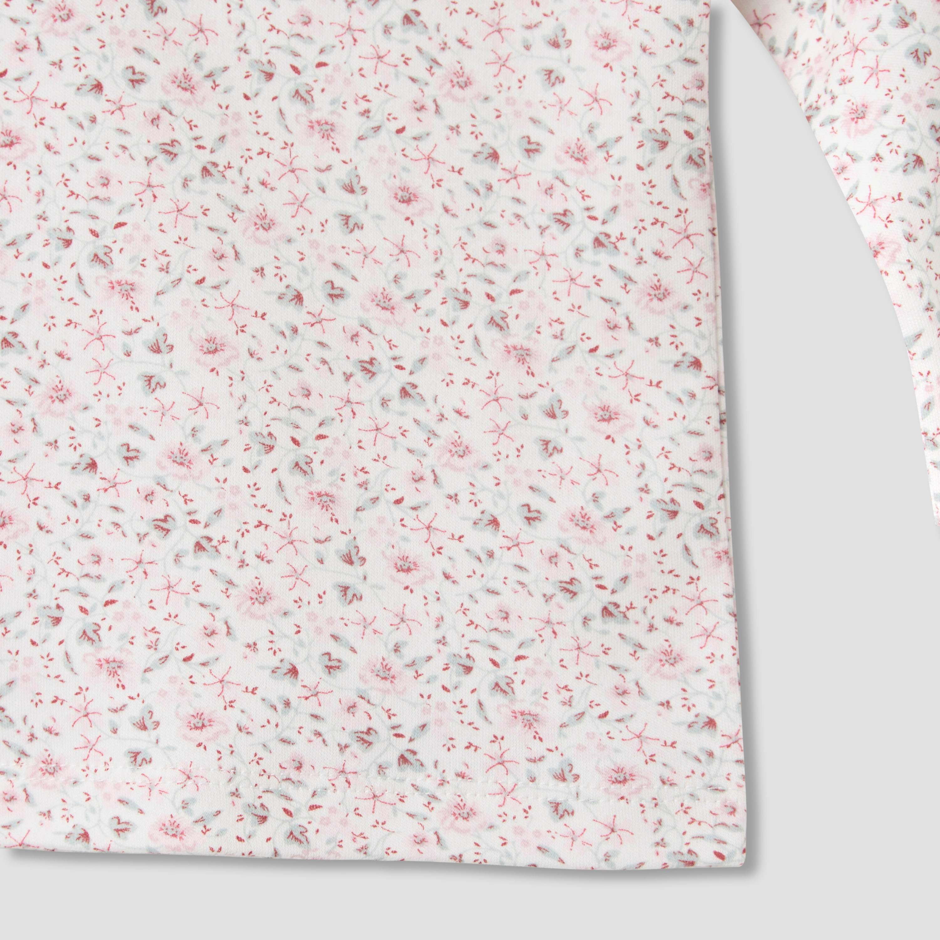Juniors Floral Print Long Sleeve T-shirt and Pyjama Set-baby-girls-clothing-nightwear-pyjamasets-image-5