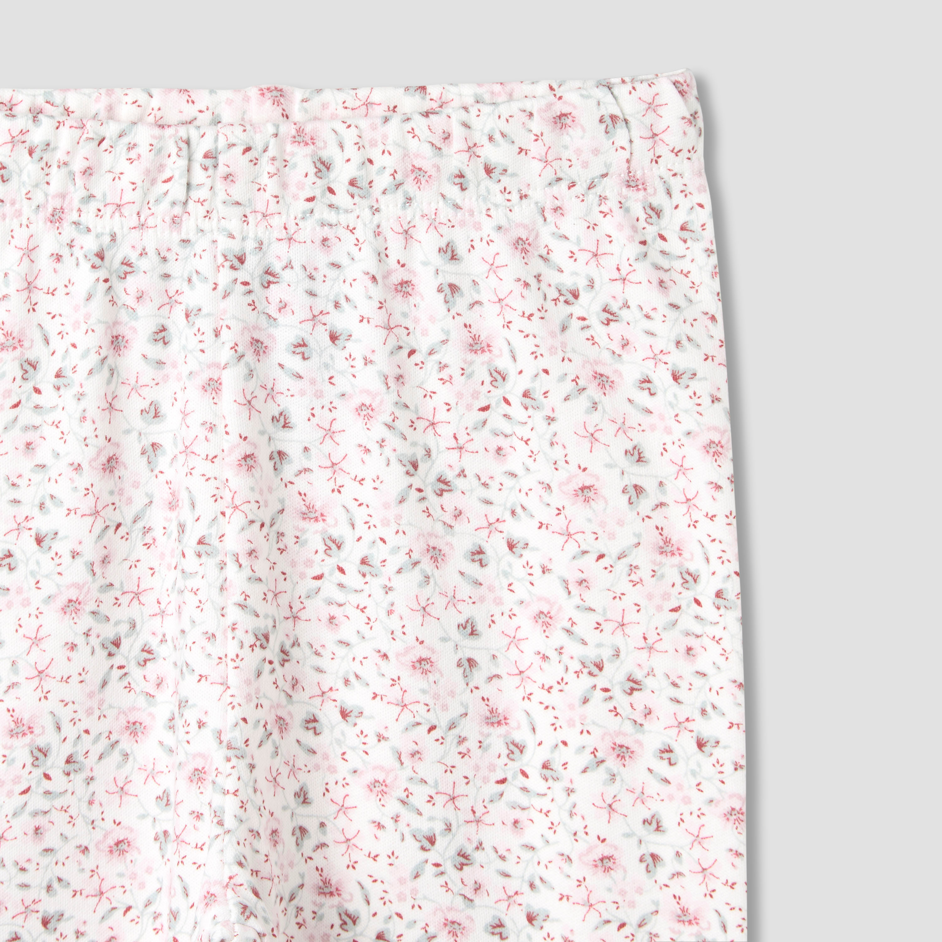 Juniors Floral Print Long Sleeve T-shirt and Pyjama Set-baby-girls-clothing-nightwear-pyjamasets-image-6