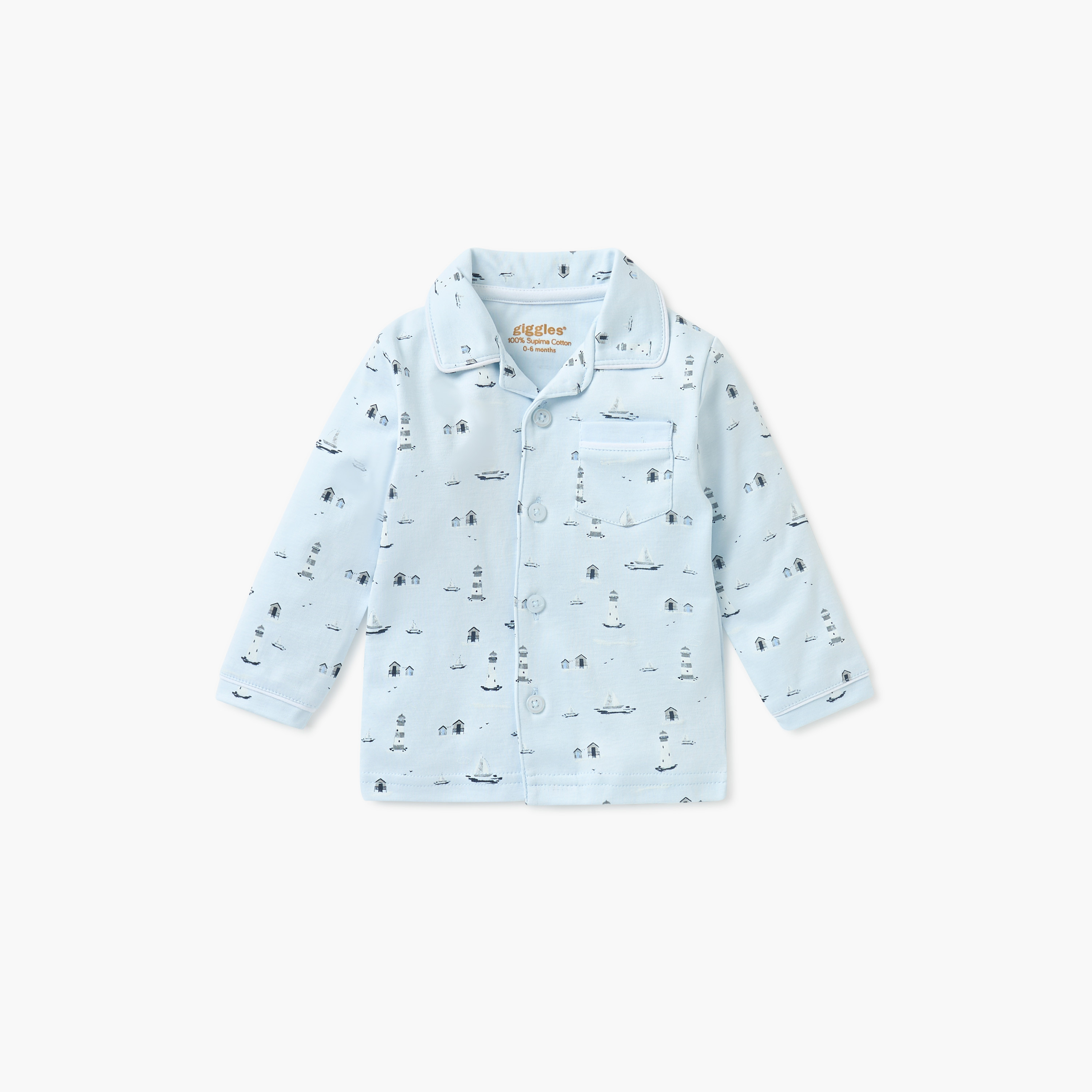 طقم بنطلون بيجاما وقميص بطبعات من جيجلز-promo_babyshop_Buy2for79_OMN130126-image-2