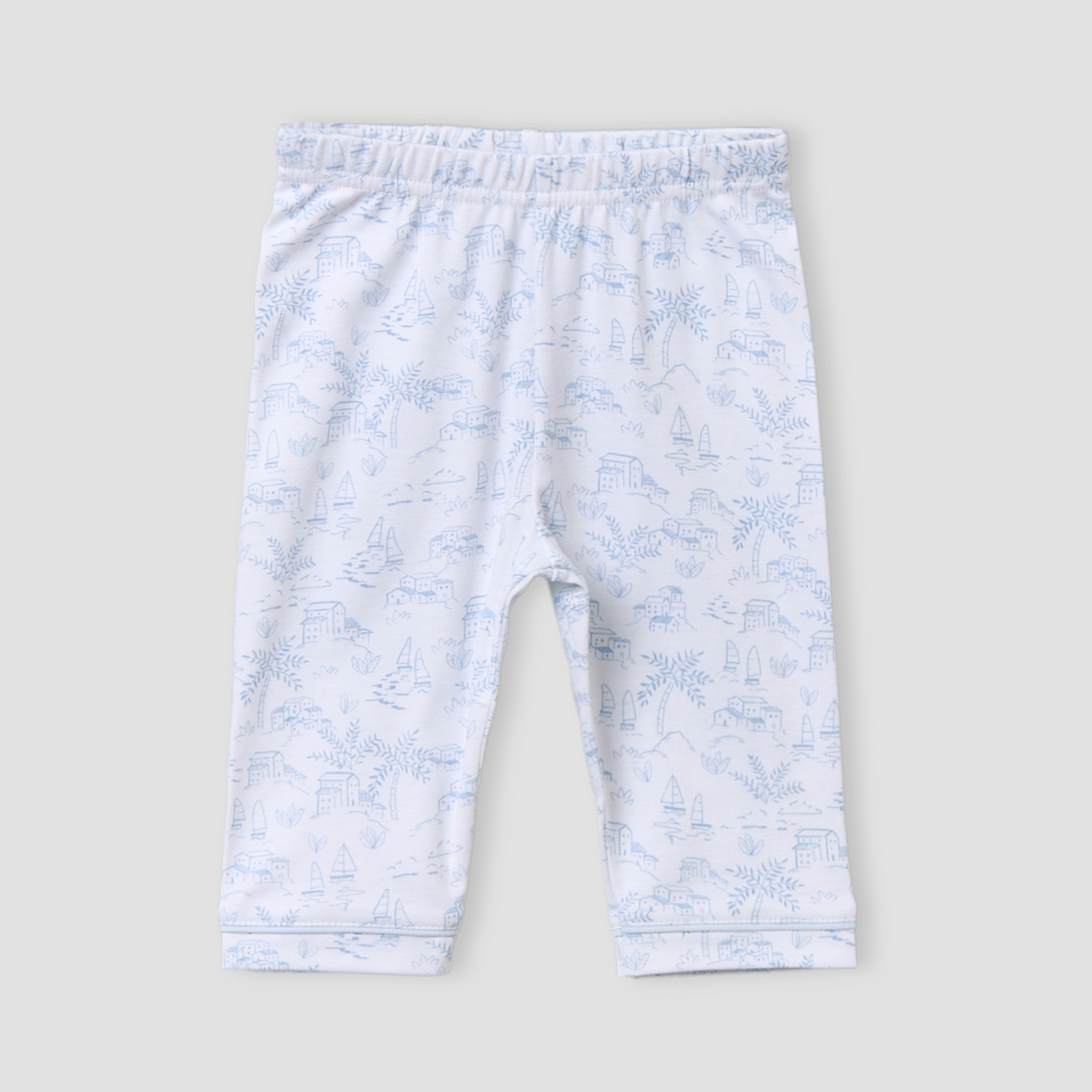 Giggles Cotton Collared Long Sleeves Pyjama Set with Print-baby-boys-clothing-nightwear-pyjamasets-image-4