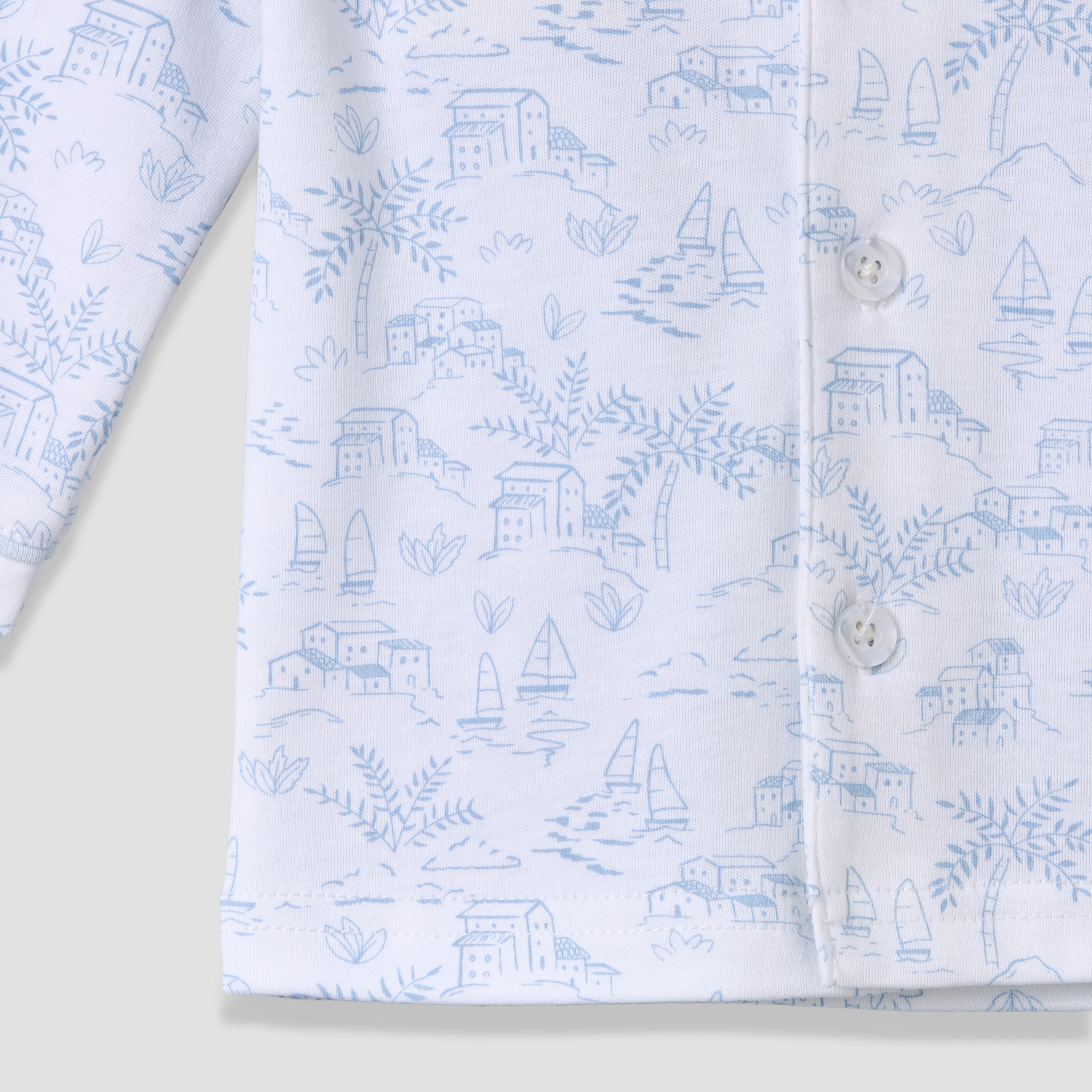 Giggles Cotton Collared Long Sleeves Pyjama Set with Print-baby-boys-clothing-nightwear-pyjamasets-image-6