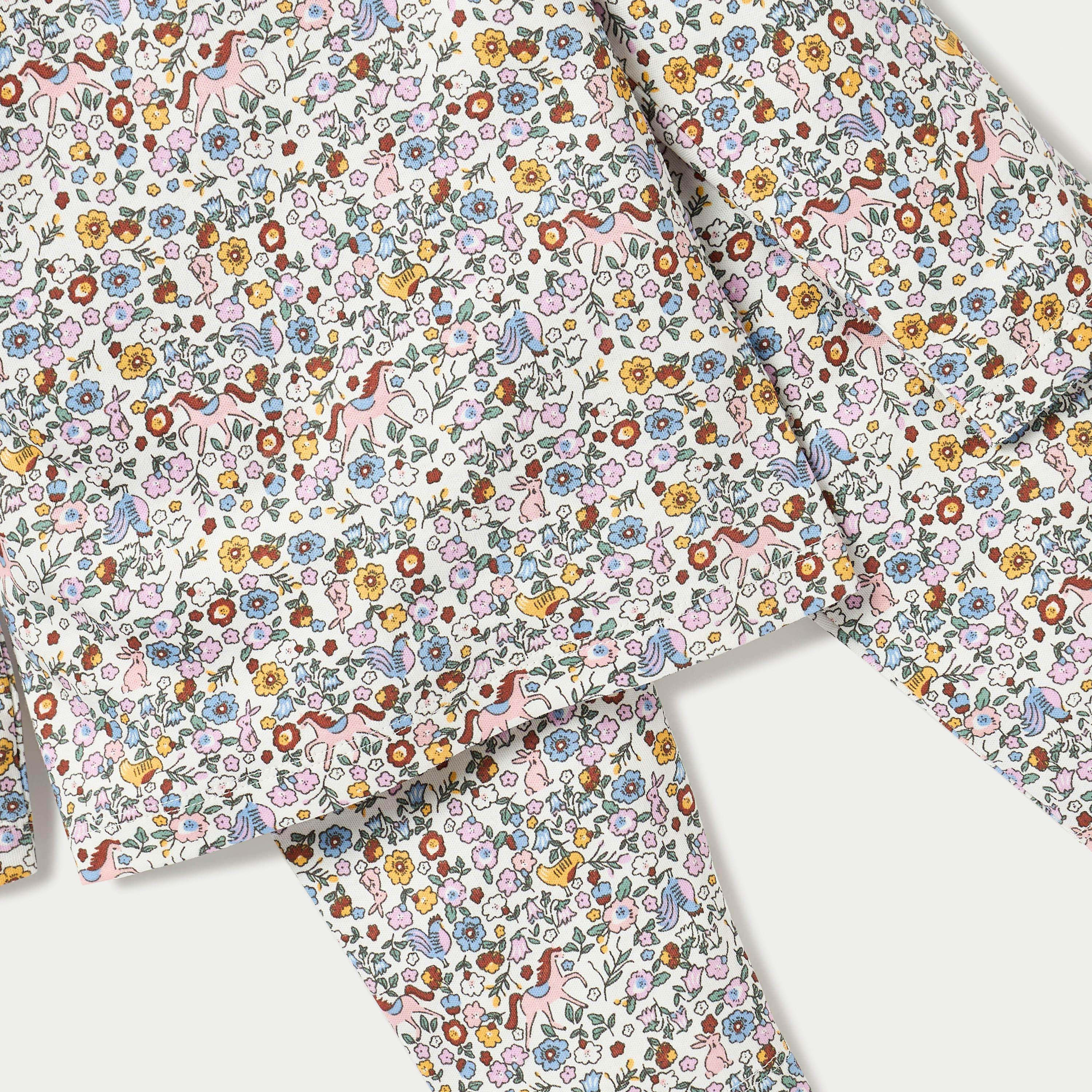 طقم بنطلون بيجاما وتيشيرت بأكمام طويلة وطبعات زهرية من جونيورز-baby-girls-clothing-nightwear-pyjamasets-image-5
