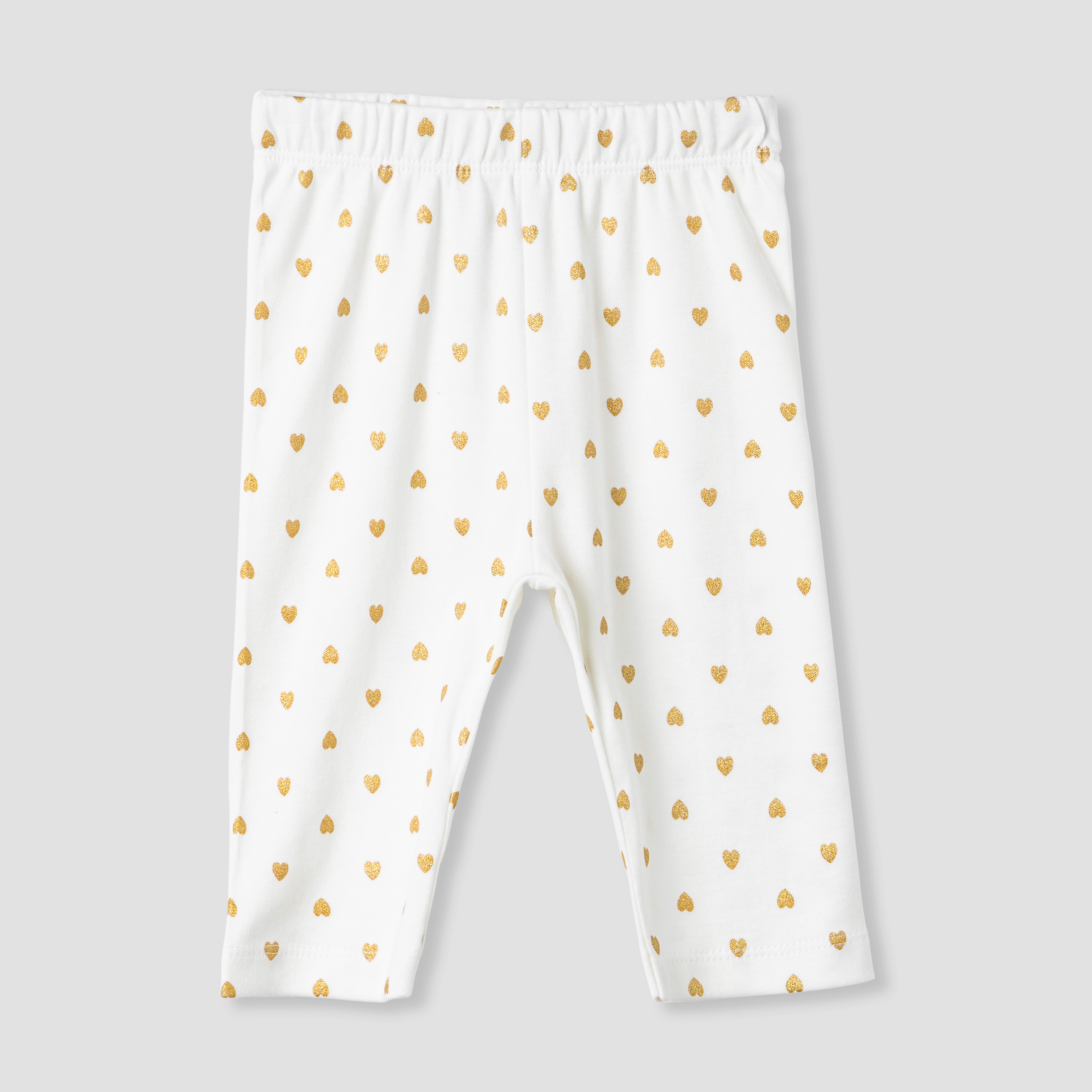 Juniors Heart Print T-shirt and Pyjama Set-baby-girls-clothing-nightwear-pyjamasets-image-4