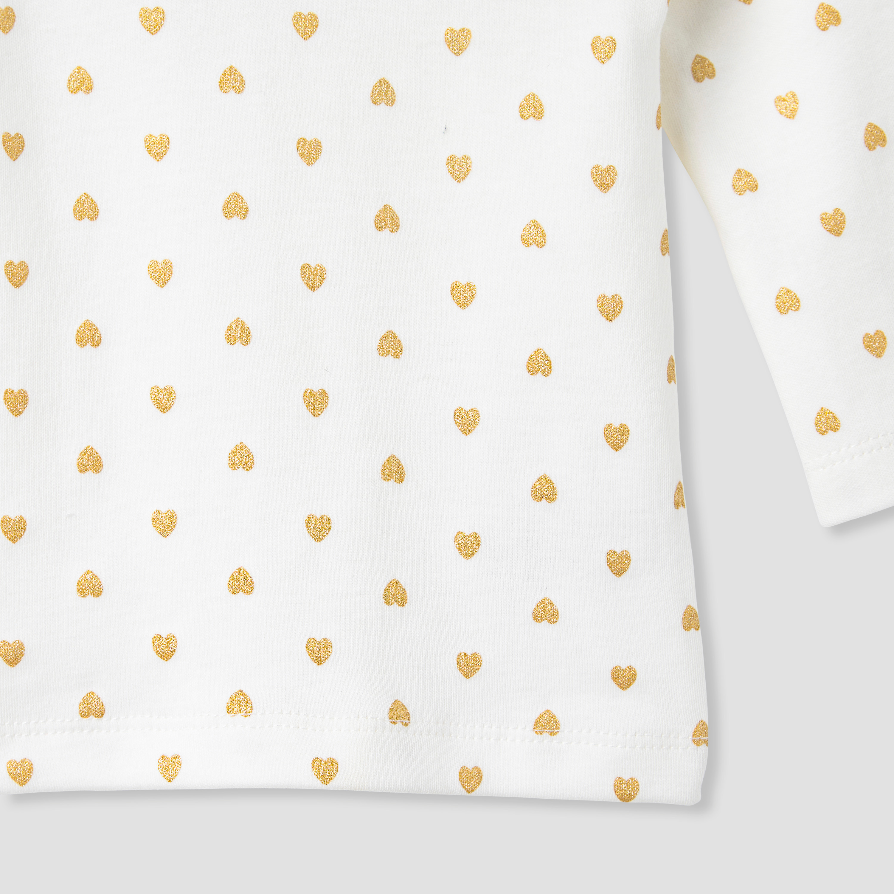 Juniors Heart Print T-shirt and Pyjama Set-baby-girls-clothing-nightwear-pyjamasets-image-6