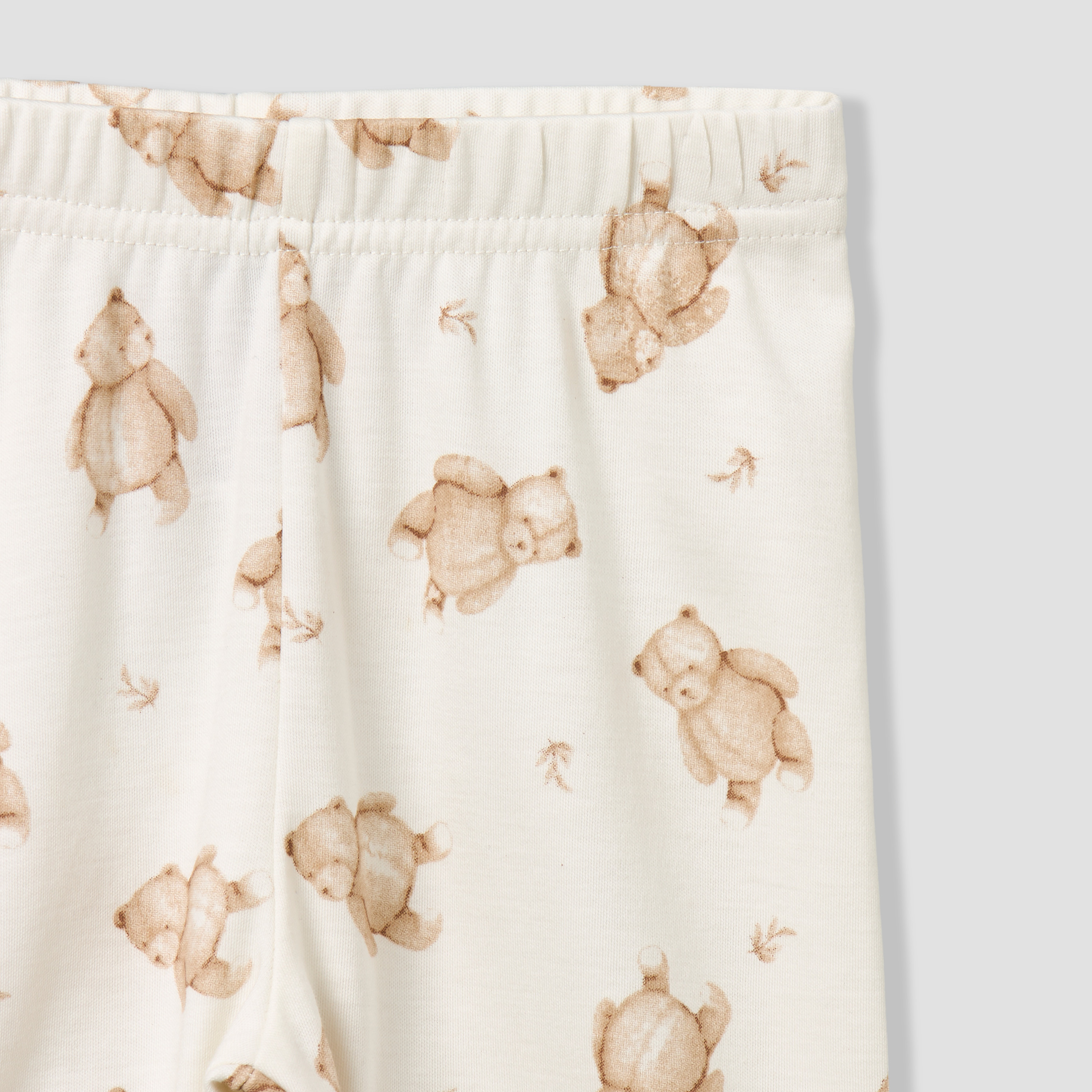 Giggles Cotton Collared Long Sleeves Pyjama Set with Teddy Bear Print-baby-boys-clothing-nightwear-pyjamasets-image-7