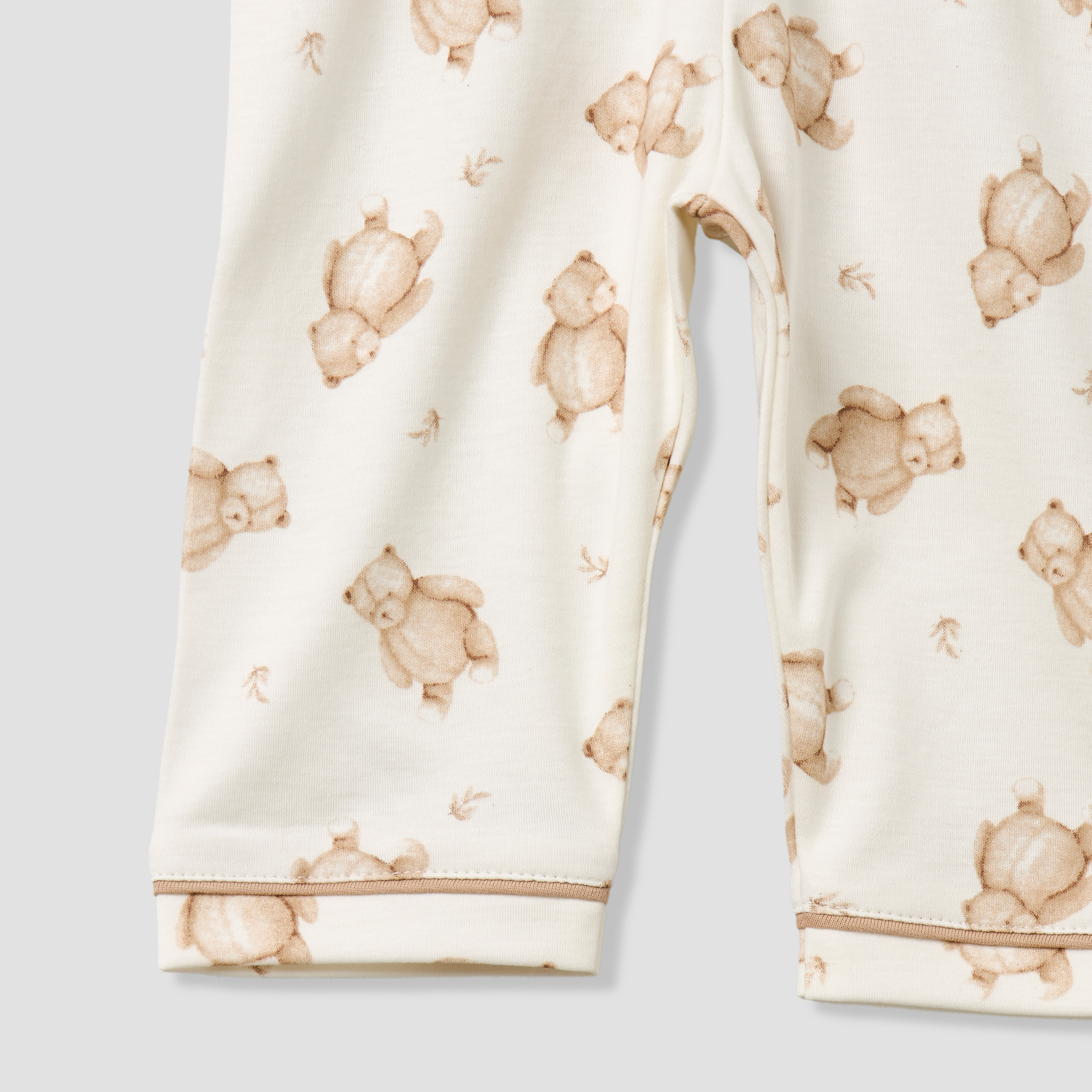 Giggles Cotton Collared Long Sleeves Pyjama Set with Teddy Bear Print-baby-boys-clothing-nightwear-pyjamasets-image-8