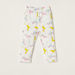 Juniors Unicorn Print Long Sleeve Shirt and Pyjama Set-Pyjama Sets-thumbnail-2