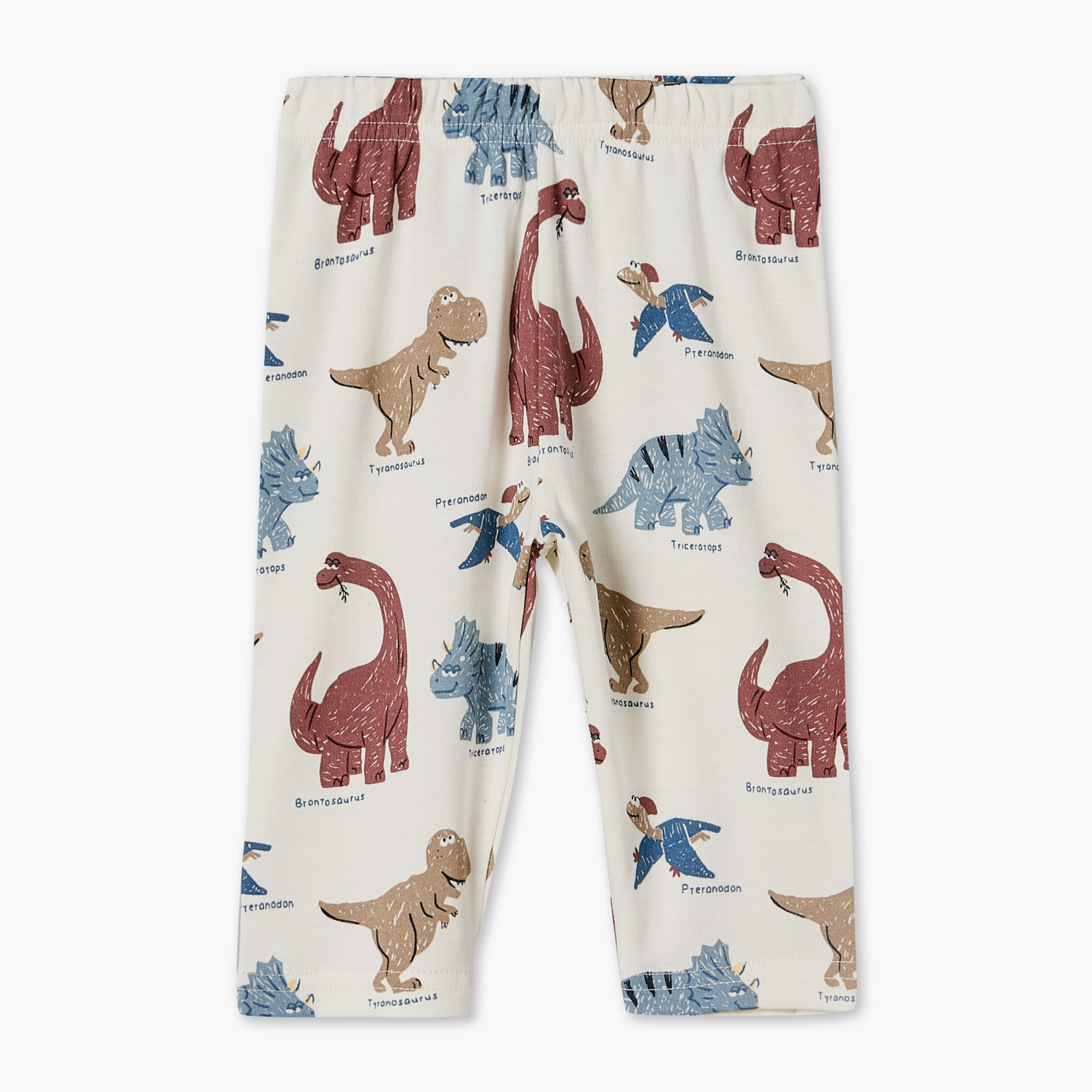 Juniors Cotton Crew Neck Long Sleeves Pyjama Set with Dinosaur Print-baby-boys-clothing-nightwear-pyjamasets-image-4