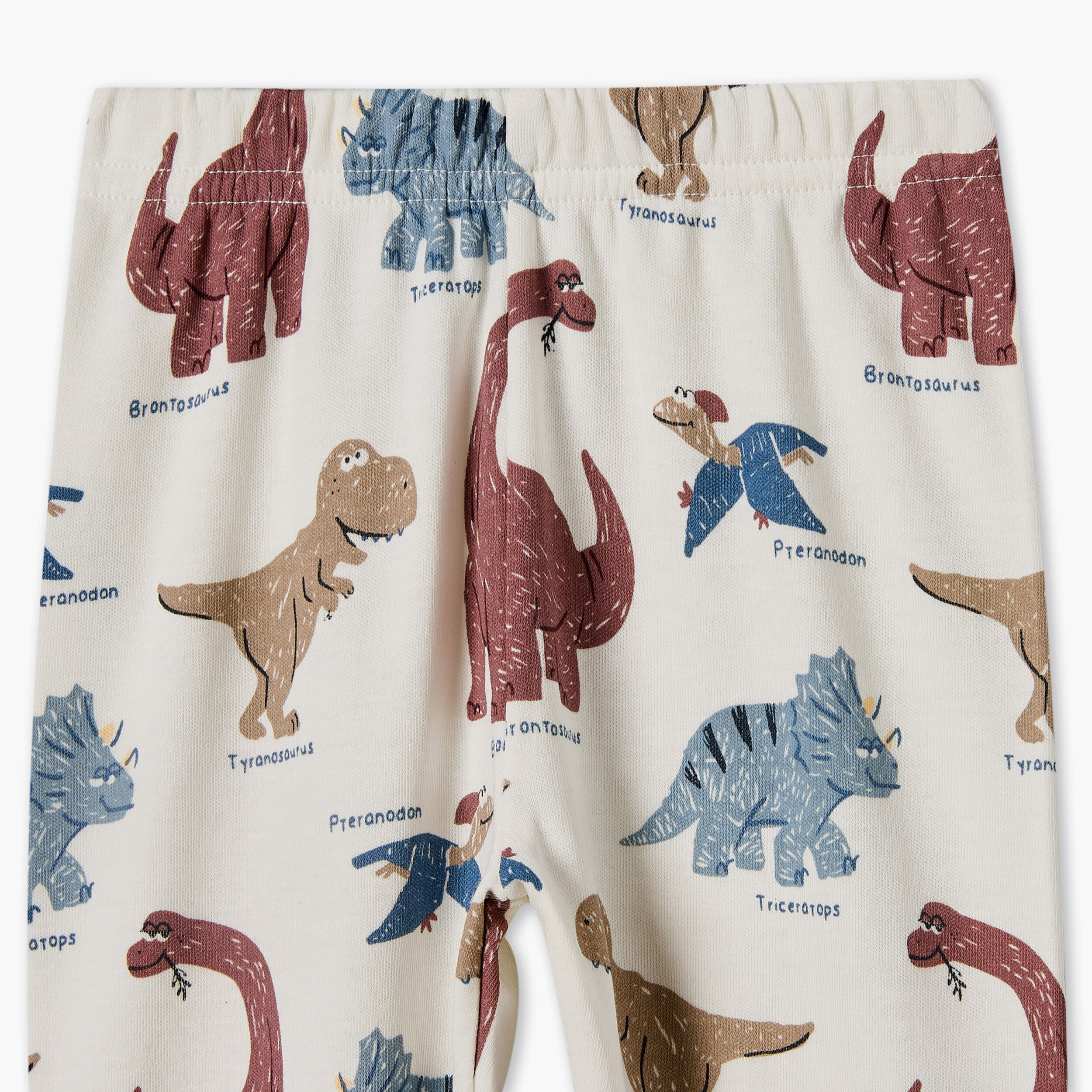 Juniors Cotton Crew Neck Long Sleeves Pyjama Set with Dinosaur Print-baby-boys-clothing-nightwear-pyjamasets-image-9